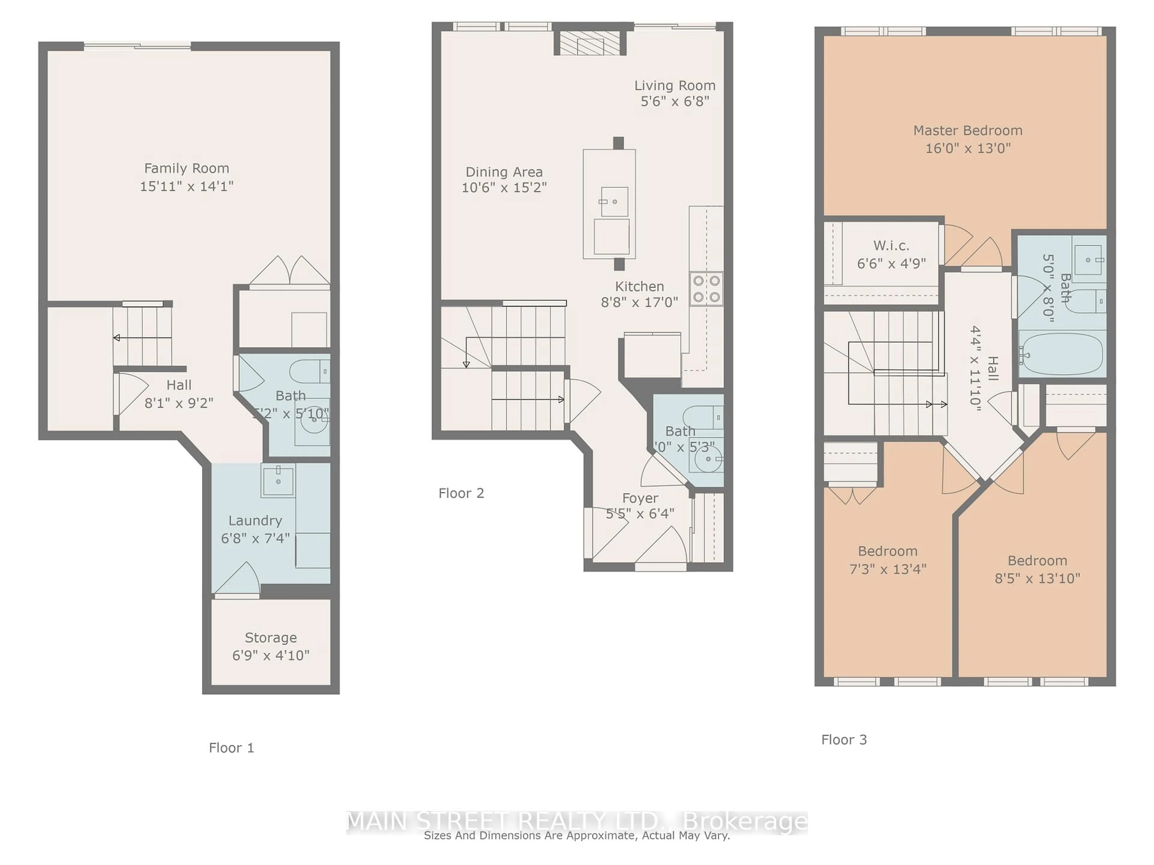 Floor plan for 32 Arch Brown Crt, Barrie Ontario L4M 0C6