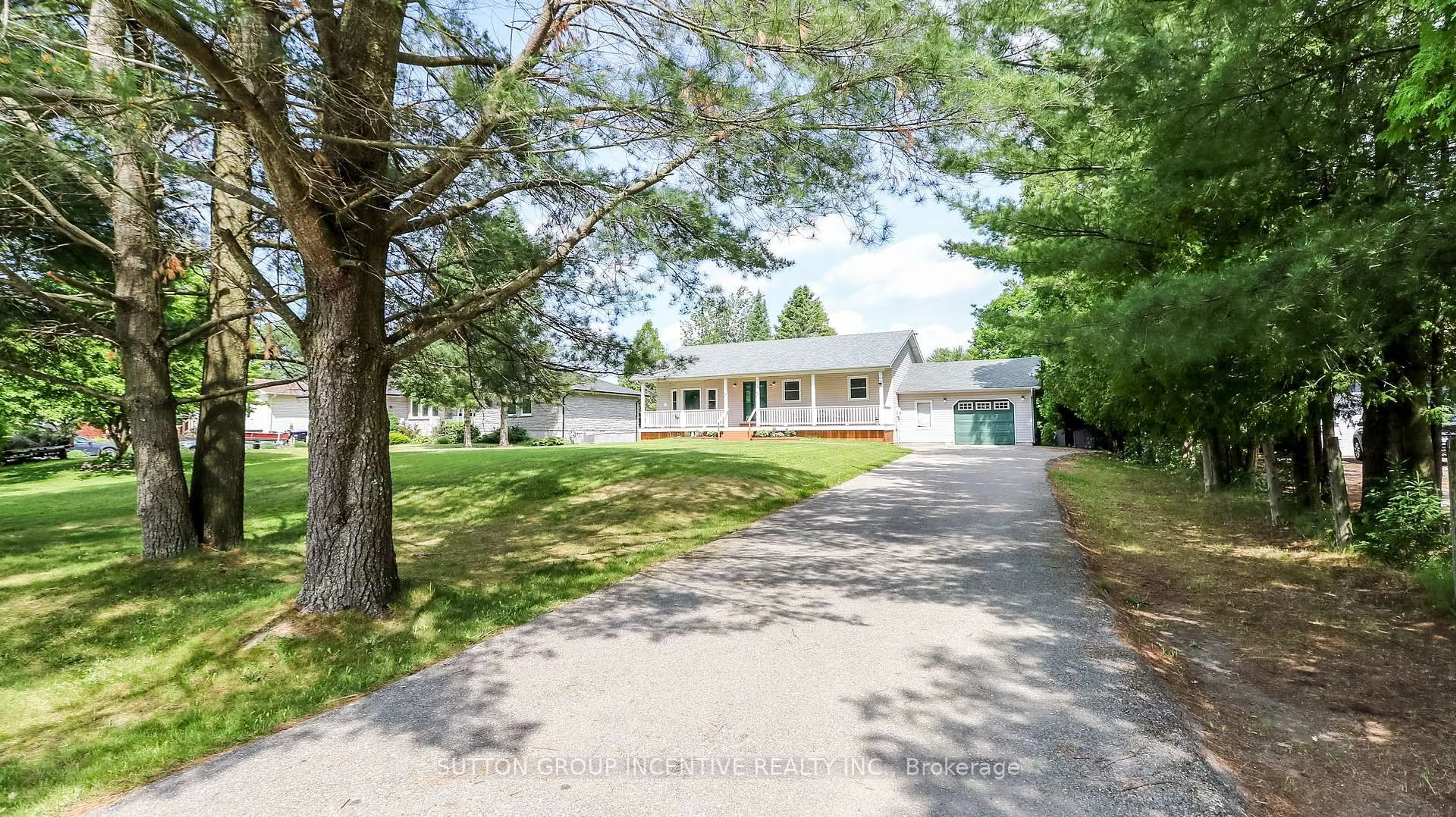 A pic from outside/outdoor area/front of a property/back of a property/a pic from drone, street for 54 Mill St, Springwater Ontario L0L 1V0