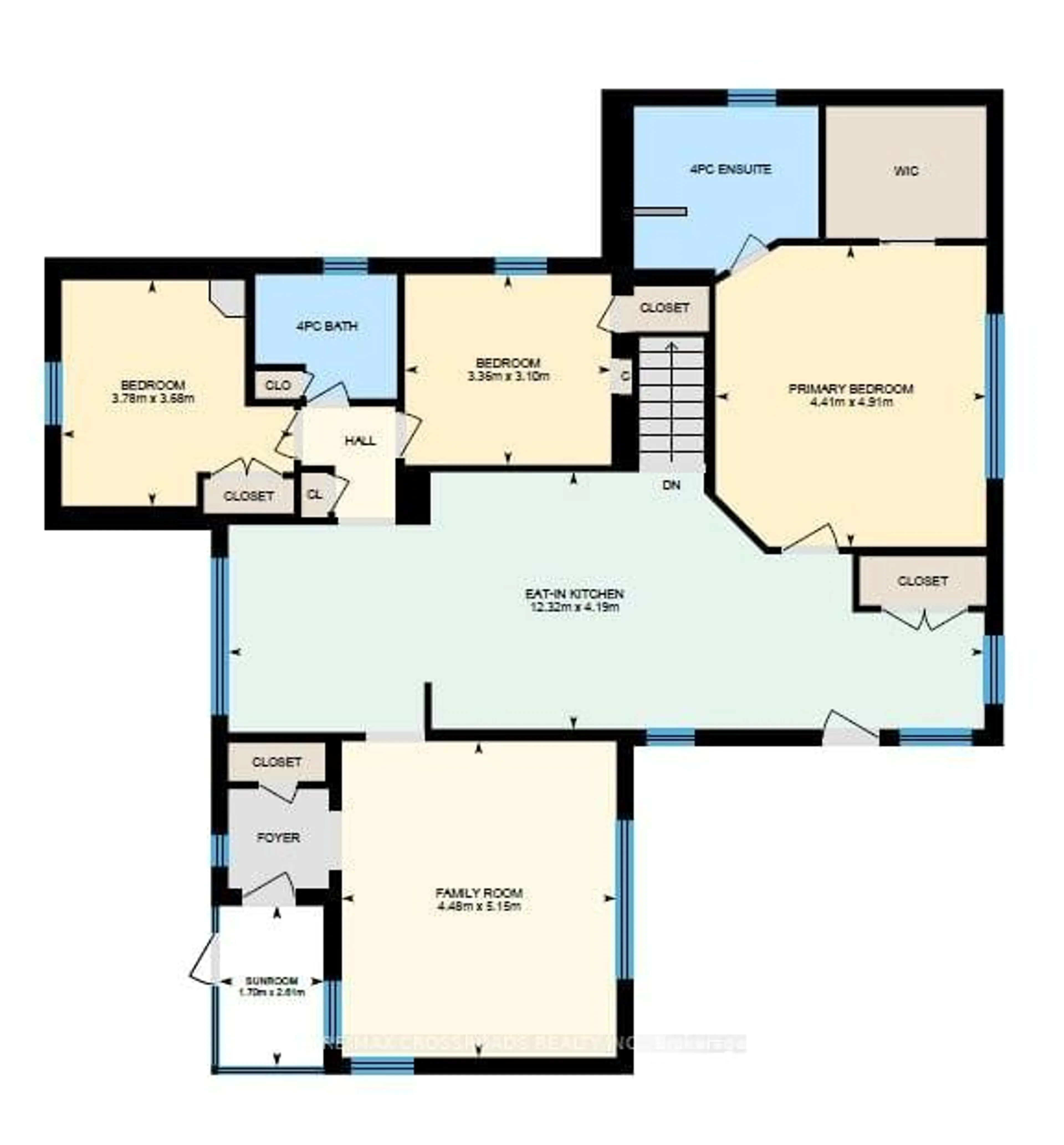 Floor plan for 105 Bayview Dr, Barrie Ontario L4N 3P3