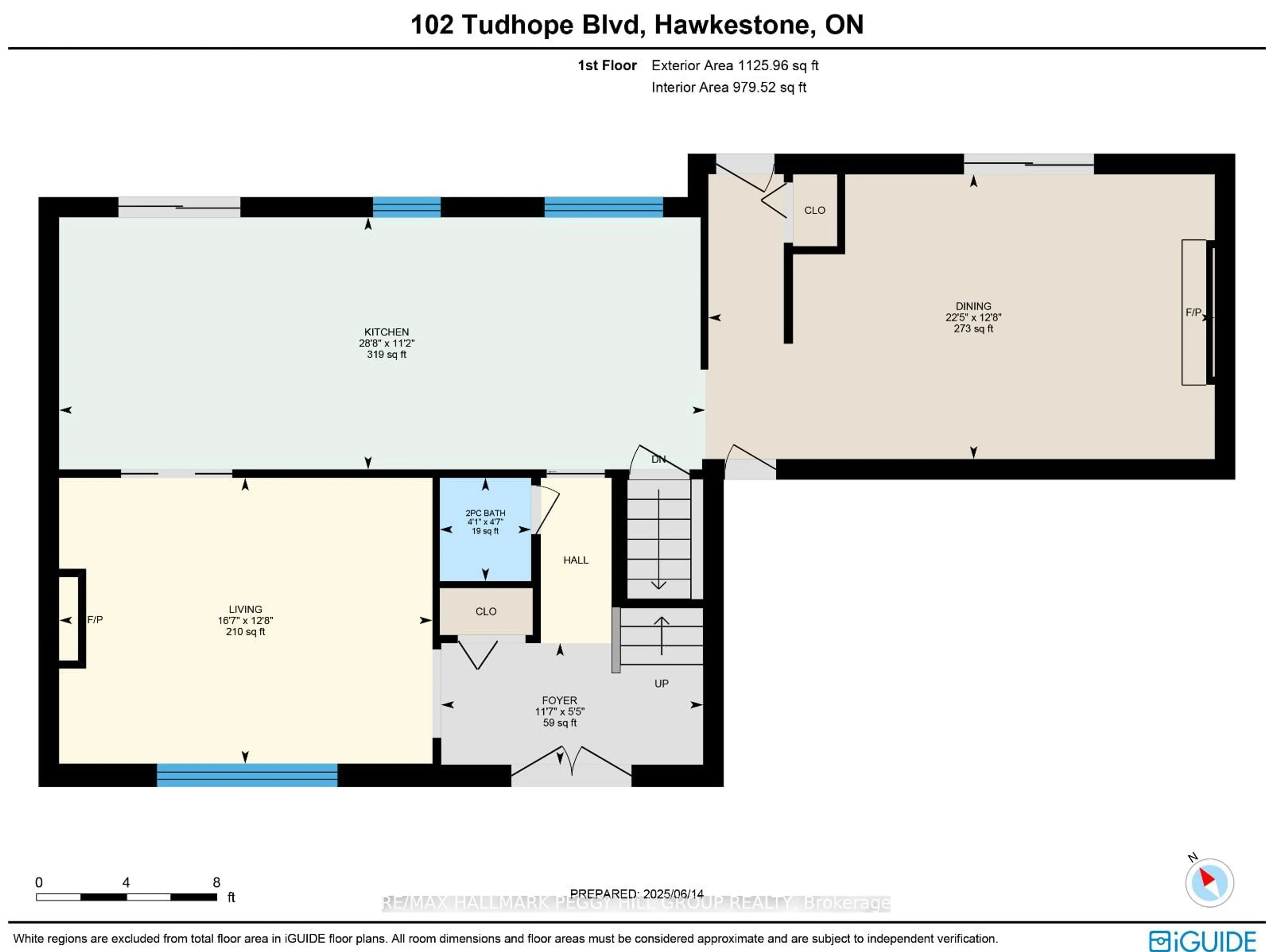 Floor plan for 102 Tudhope Blvd, Oro-Medonte Ontario L0L 1T0