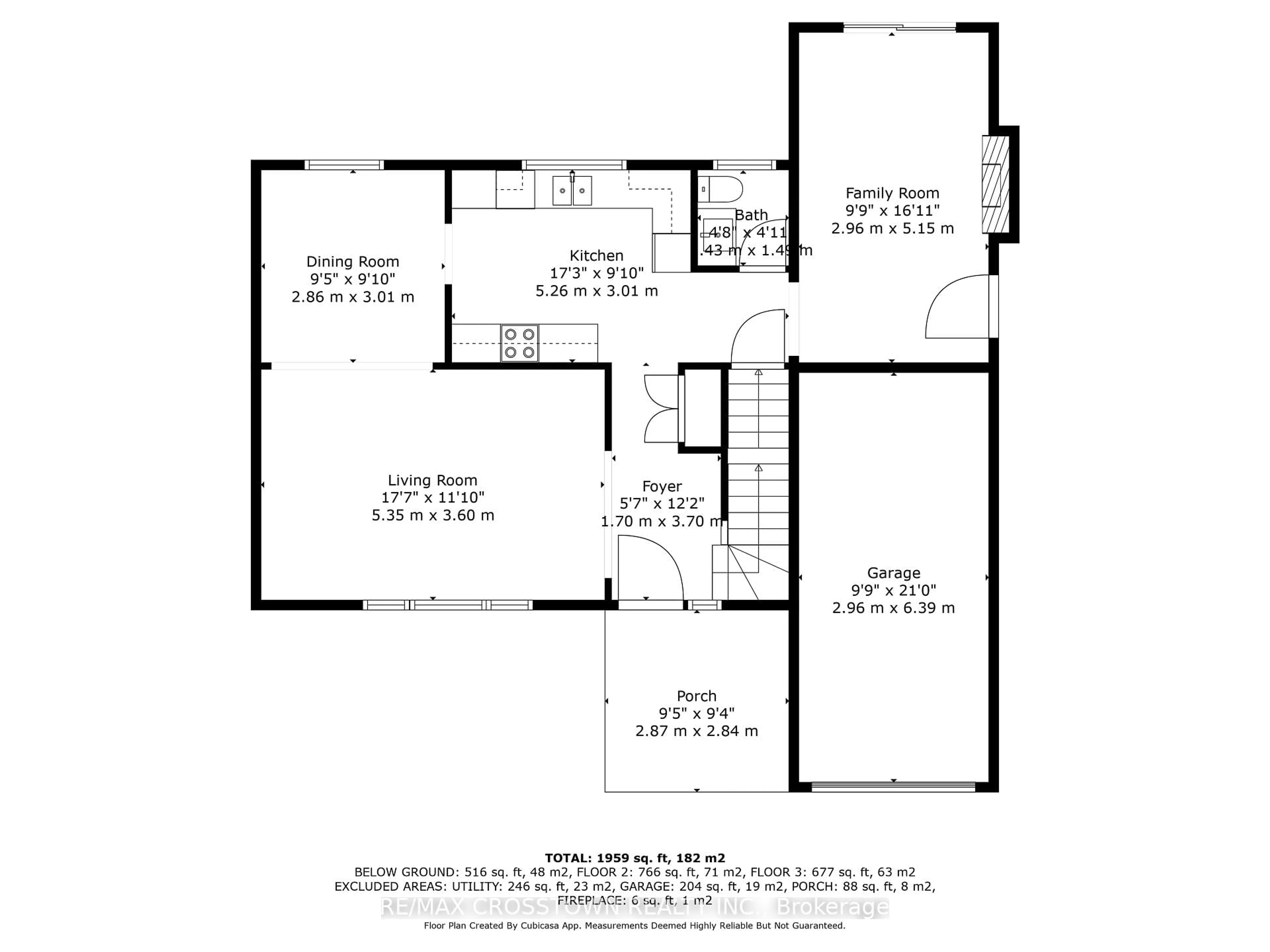 Floor plan for 122 Marshall St, Barrie Ontario L4N 4L5