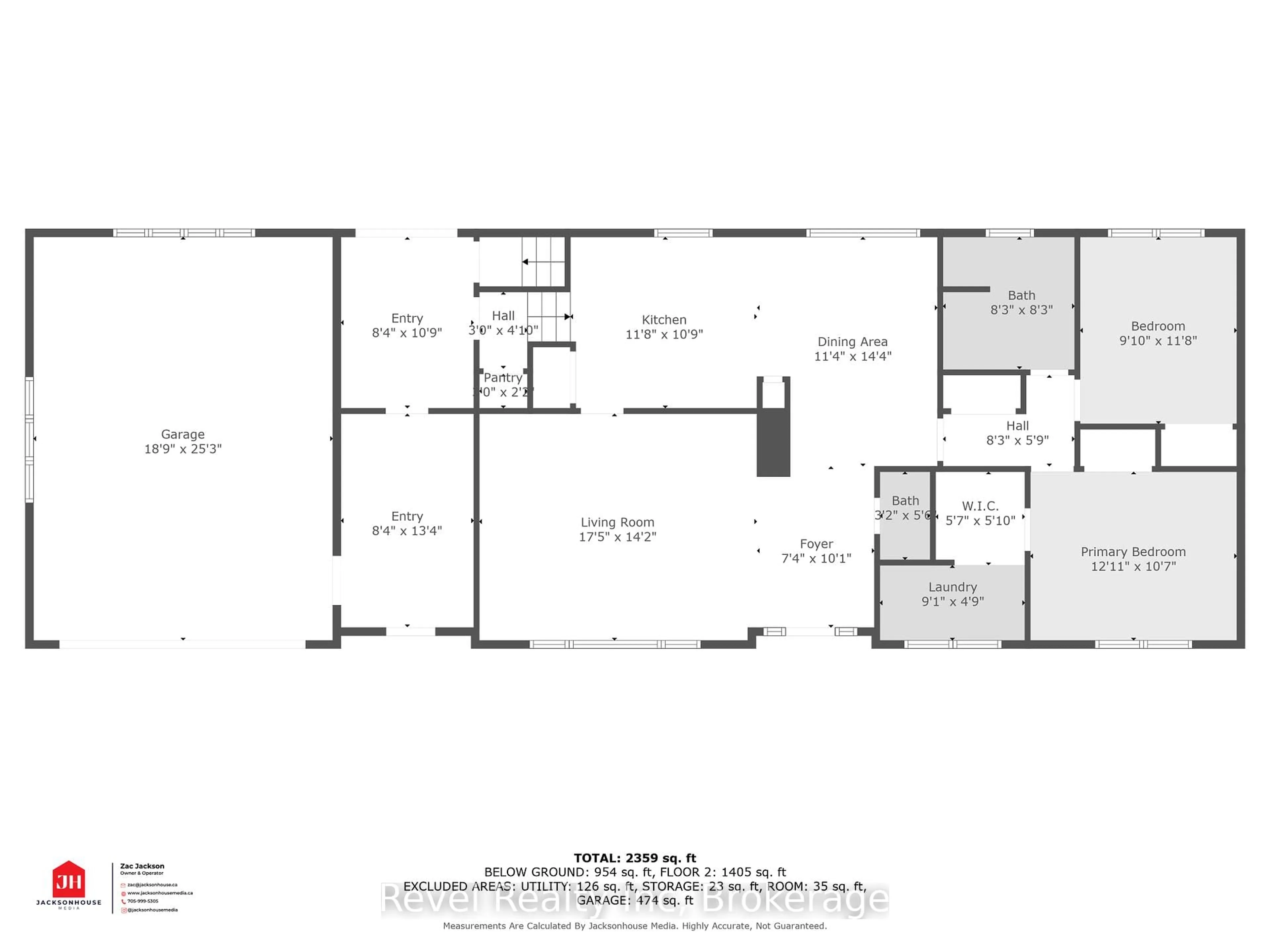Floor plan for 21 John St, Springwater Ontario L0L 1P0