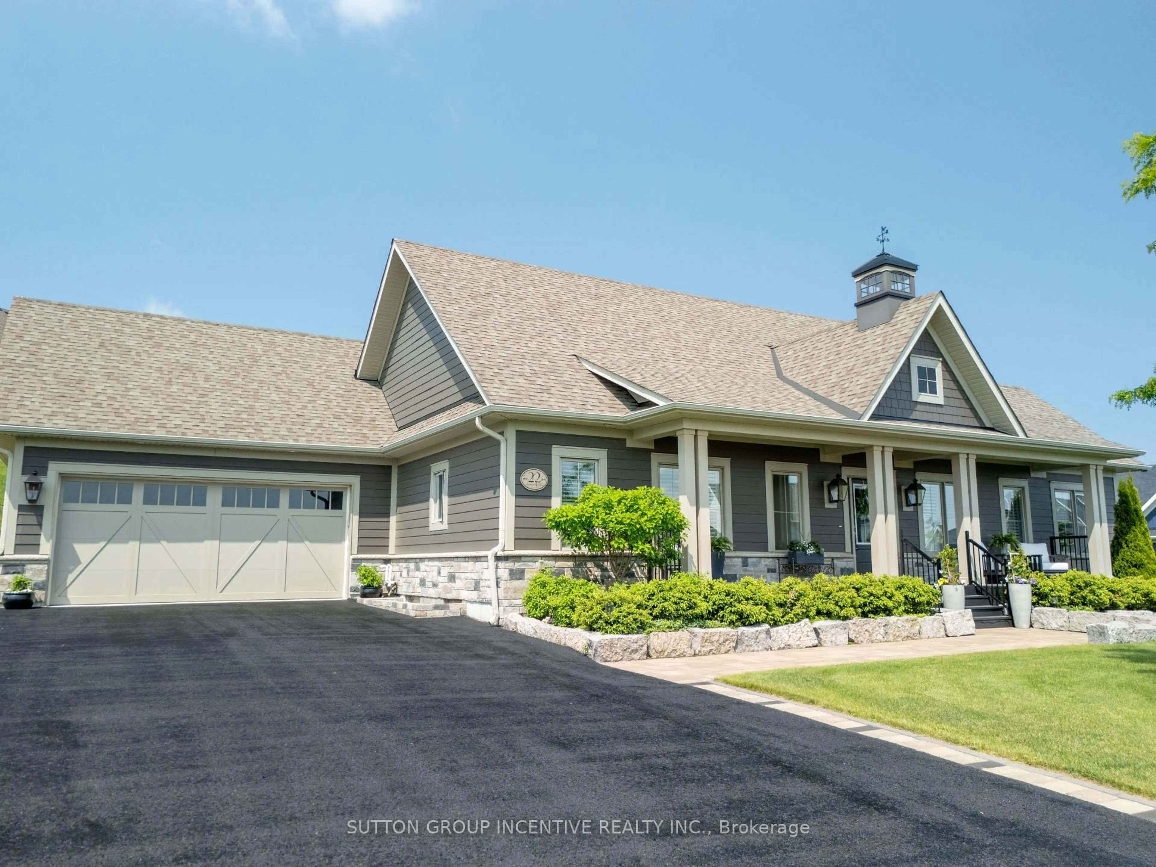 Home with vinyl exterior material, street for 22 thoroughbred Dr, Oro-Medonte Ontario L0K 1E0