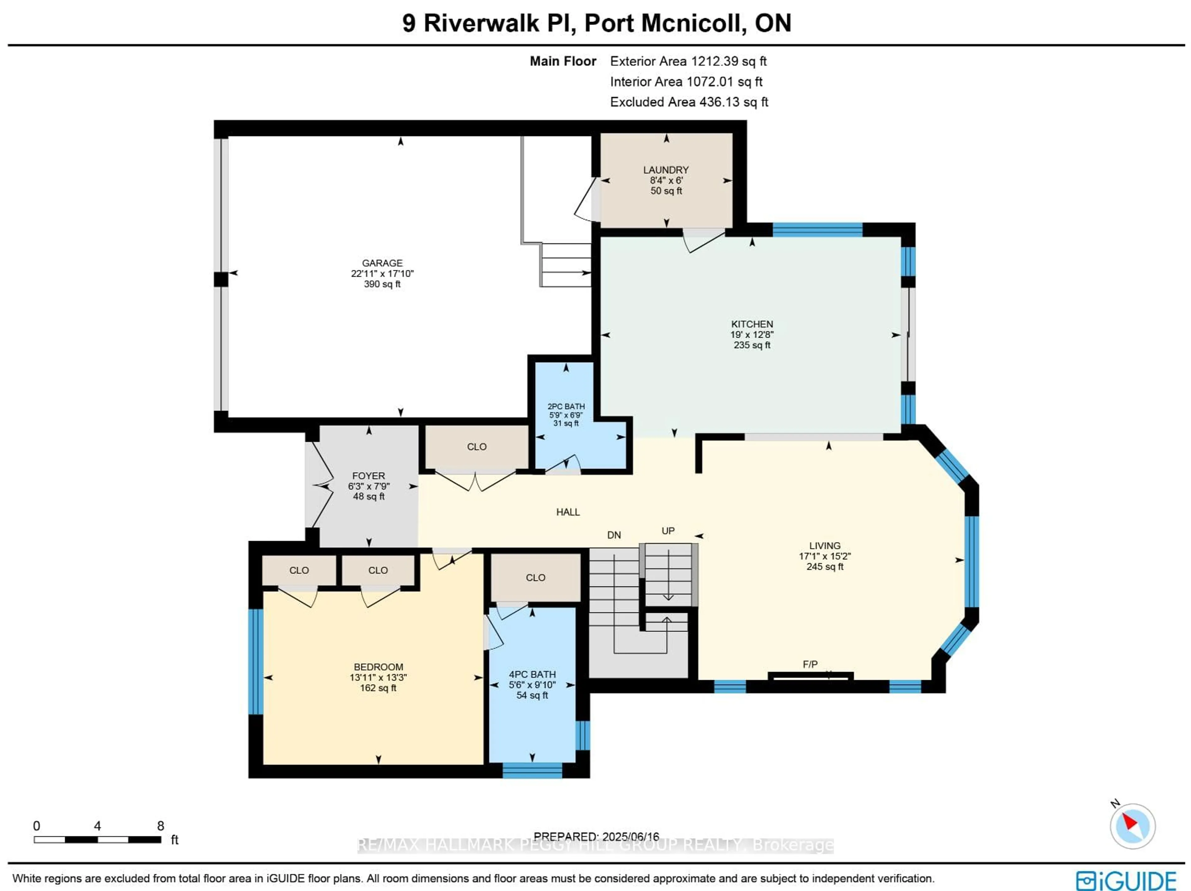 Floor plan for 9 Riverwalk Pl, Midland Ontario L4R 0B4