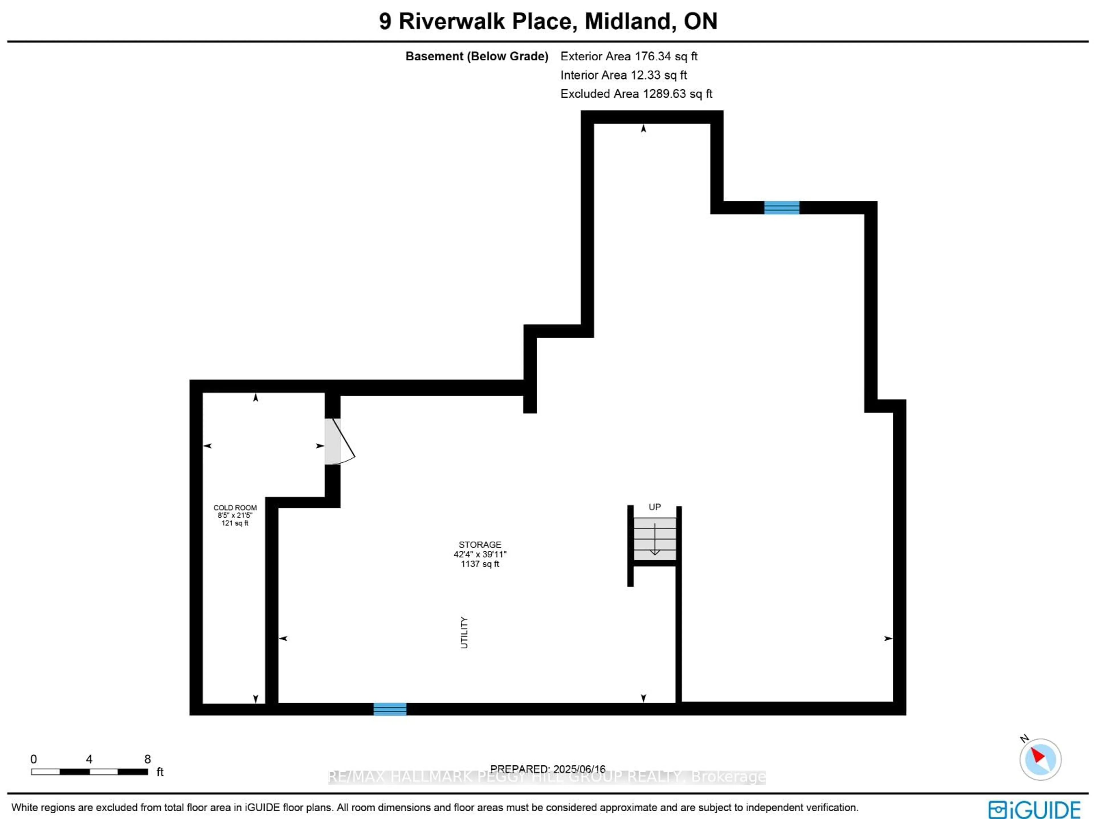 Floor plan for 9 Riverwalk Pl, Midland Ontario L4R 0B4