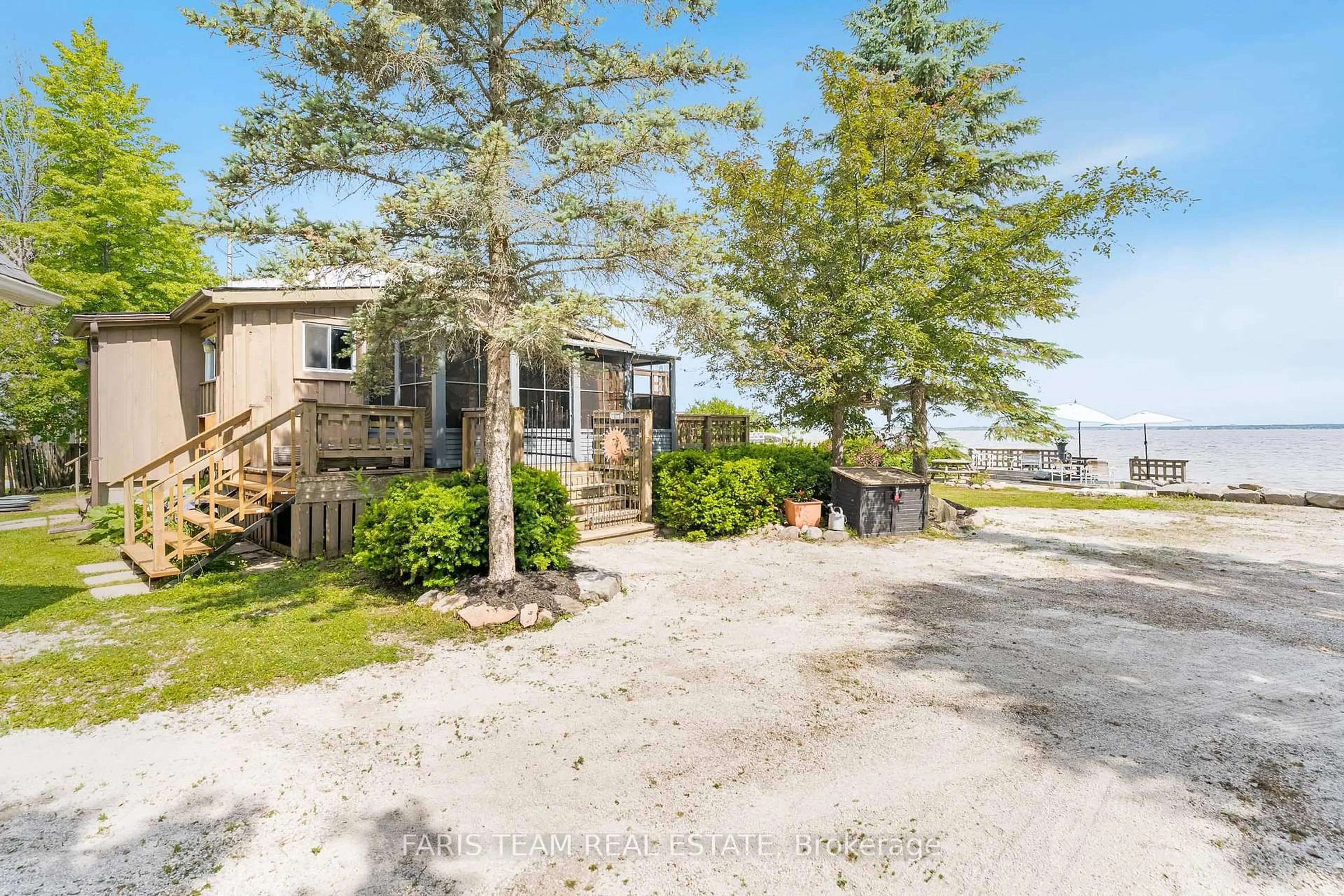 Patio, water/lake/river/ocean view for 4 Schooner Lane, Tay Ontario L0K 2C0