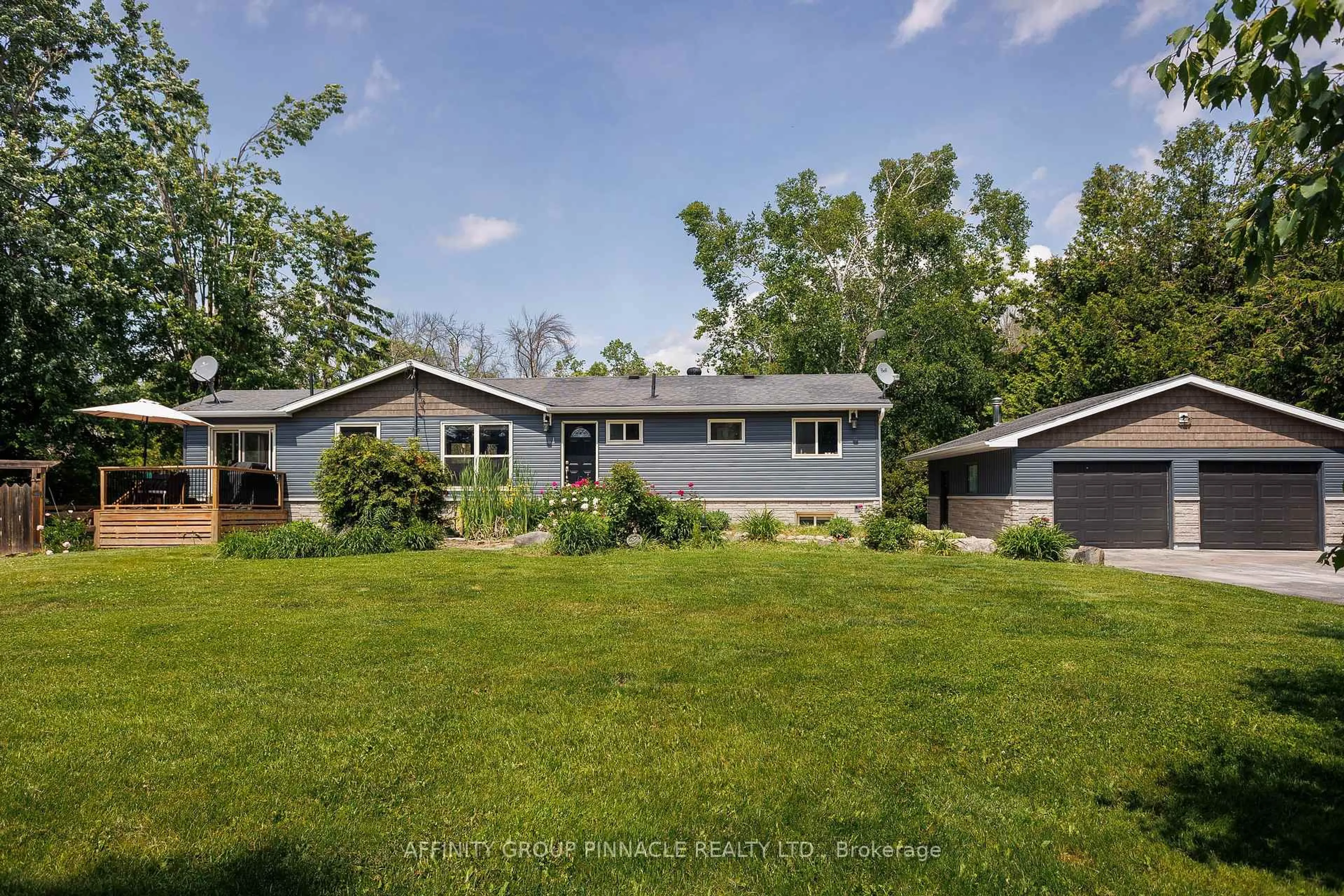 A pic from outside/outdoor area/front of a property/back of a property/a pic from drone, unknown for 1385 Furniss Dr, Ramara Ontario L0K 1B0