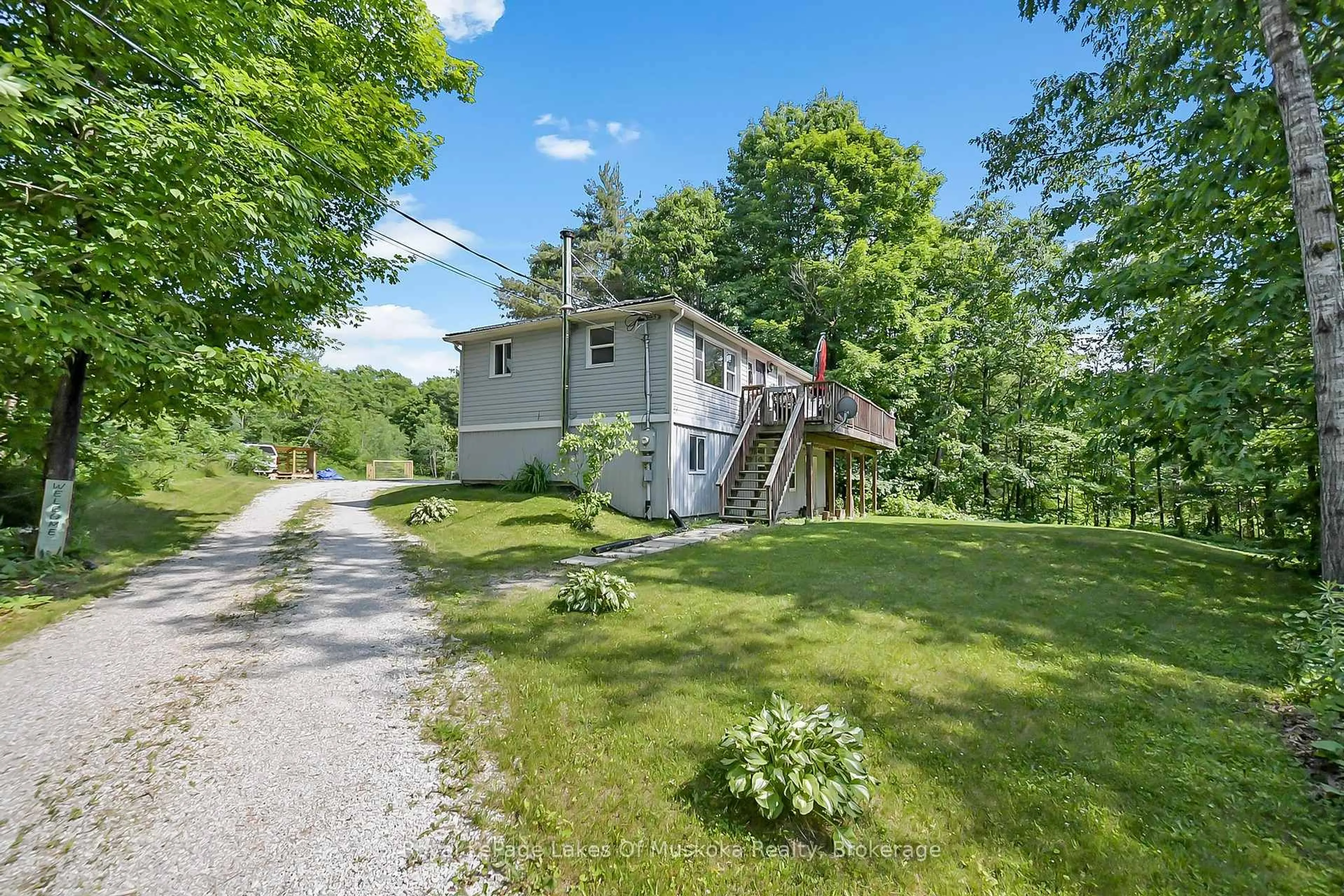 A pic from outside/outdoor area/front of a property/back of a property/a pic from drone, unknown for 7519 East River Rd, Ramara Ontario L0K 2B0