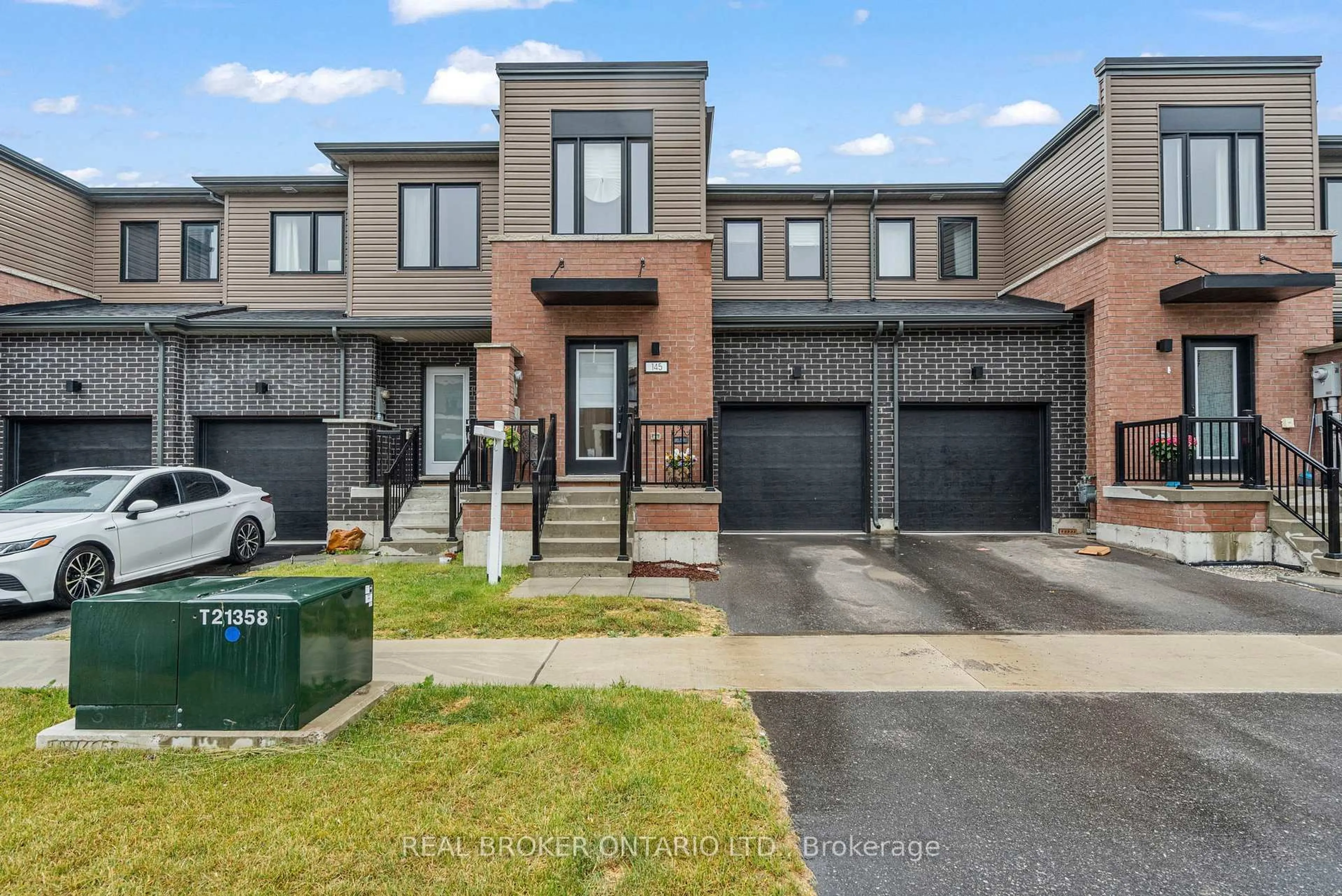 Home with brick exterior material, street for 145 Turnberry Lane, Barrie Ontario L9J 0M4