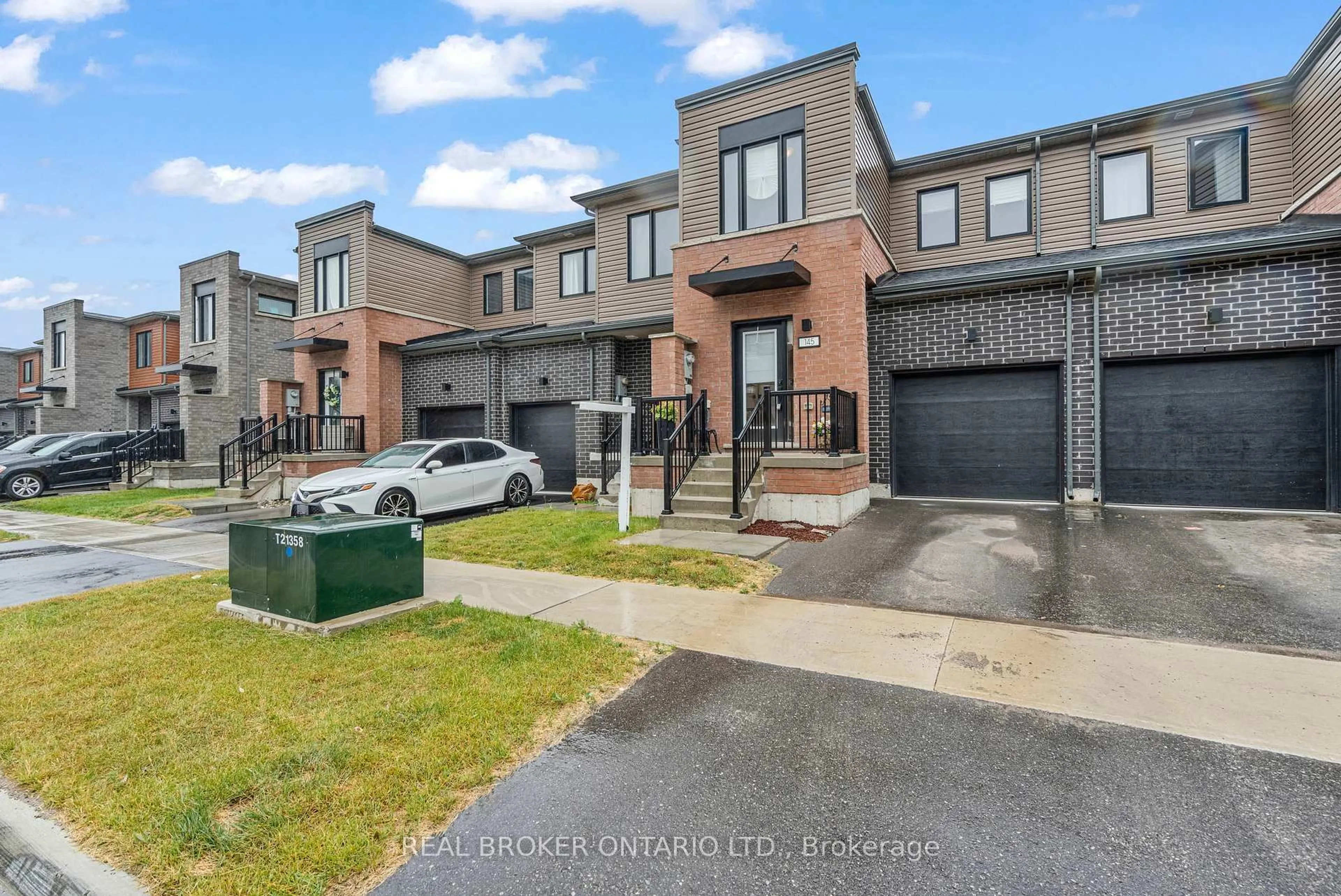 Home with brick exterior material, street for 145 Turnberry Lane, Barrie Ontario L9J 0M4