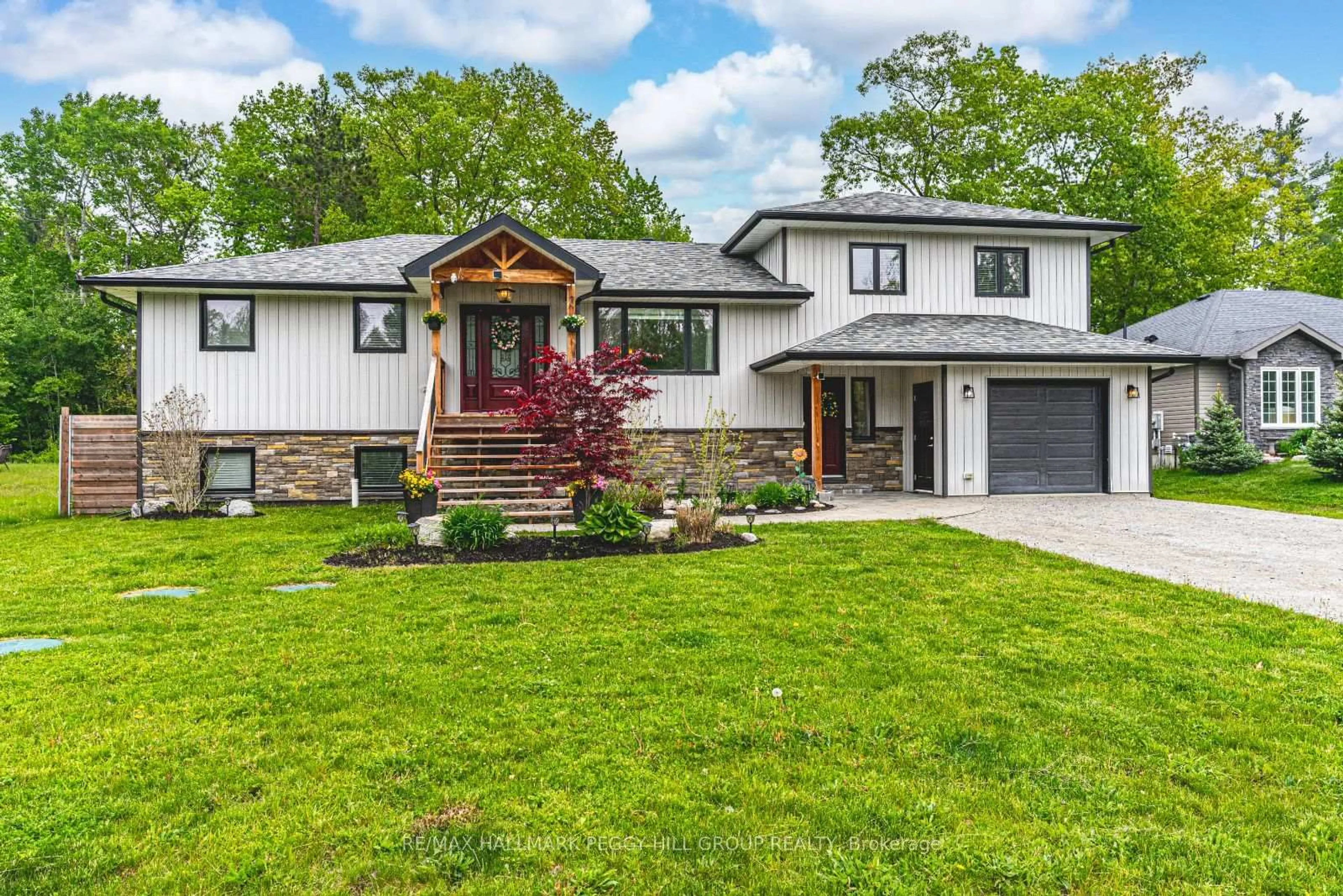 Home with brick exterior material, street for 45 EVERGREEN Ave, Tiny Ontario L0L 1P0