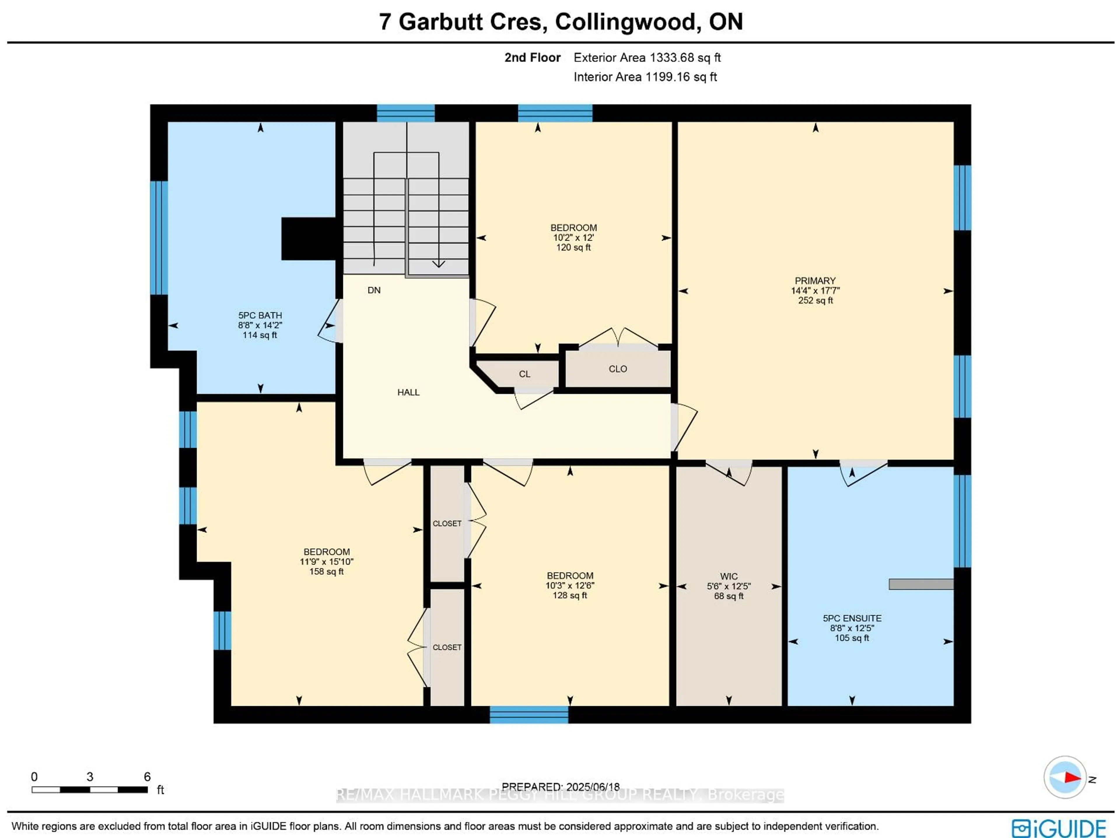 Floor plan for 7 Garbutt Cres, Collingwood Ontario L9Y 0H5