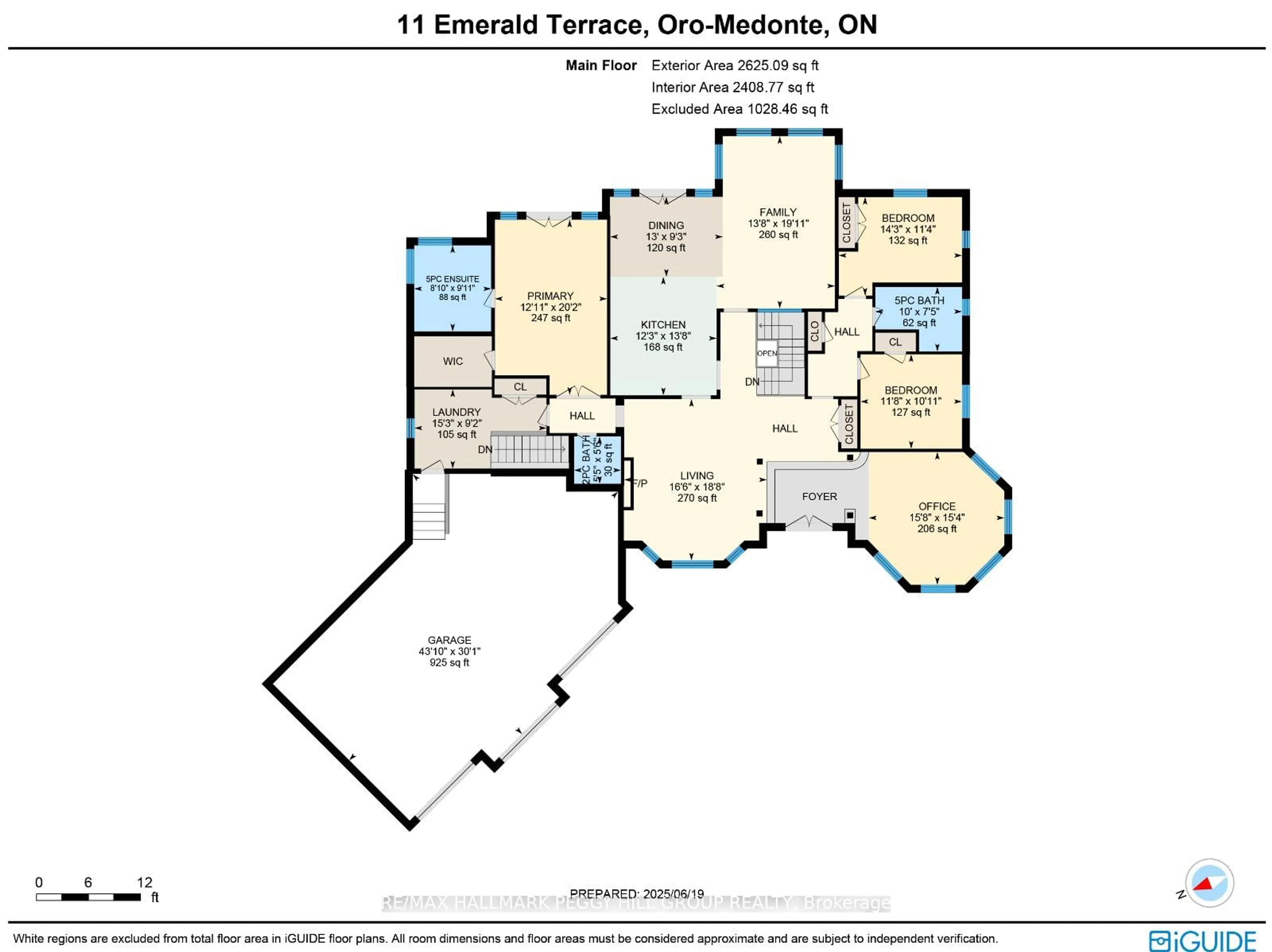 Floor plan for 11 Emerald Terr, Oro-Medonte Ontario L0L 2E0