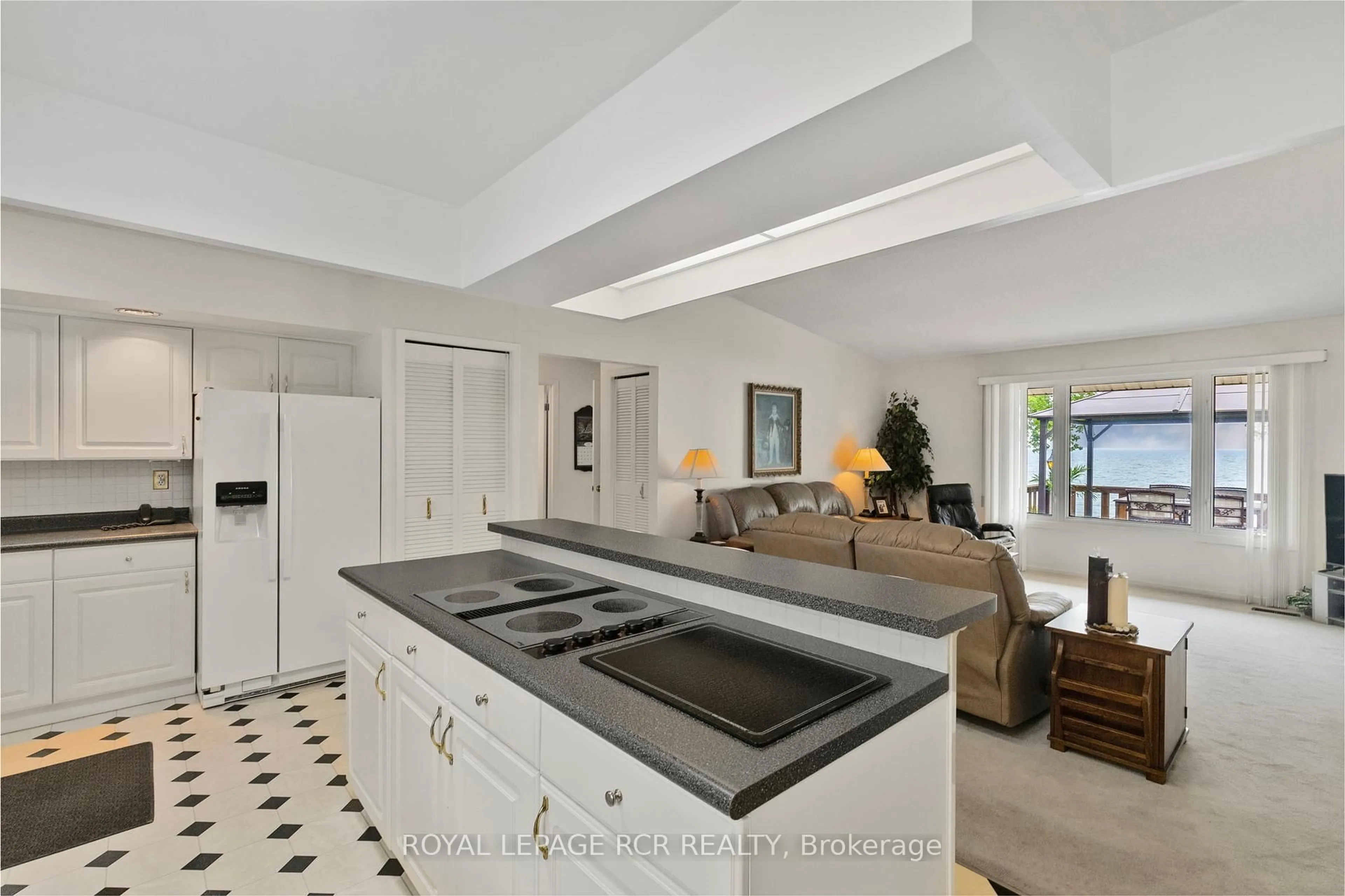 Open concept kitchen, ceramic/tile floor for 5 Park Lane, Ramara Ontario L0K 1B0