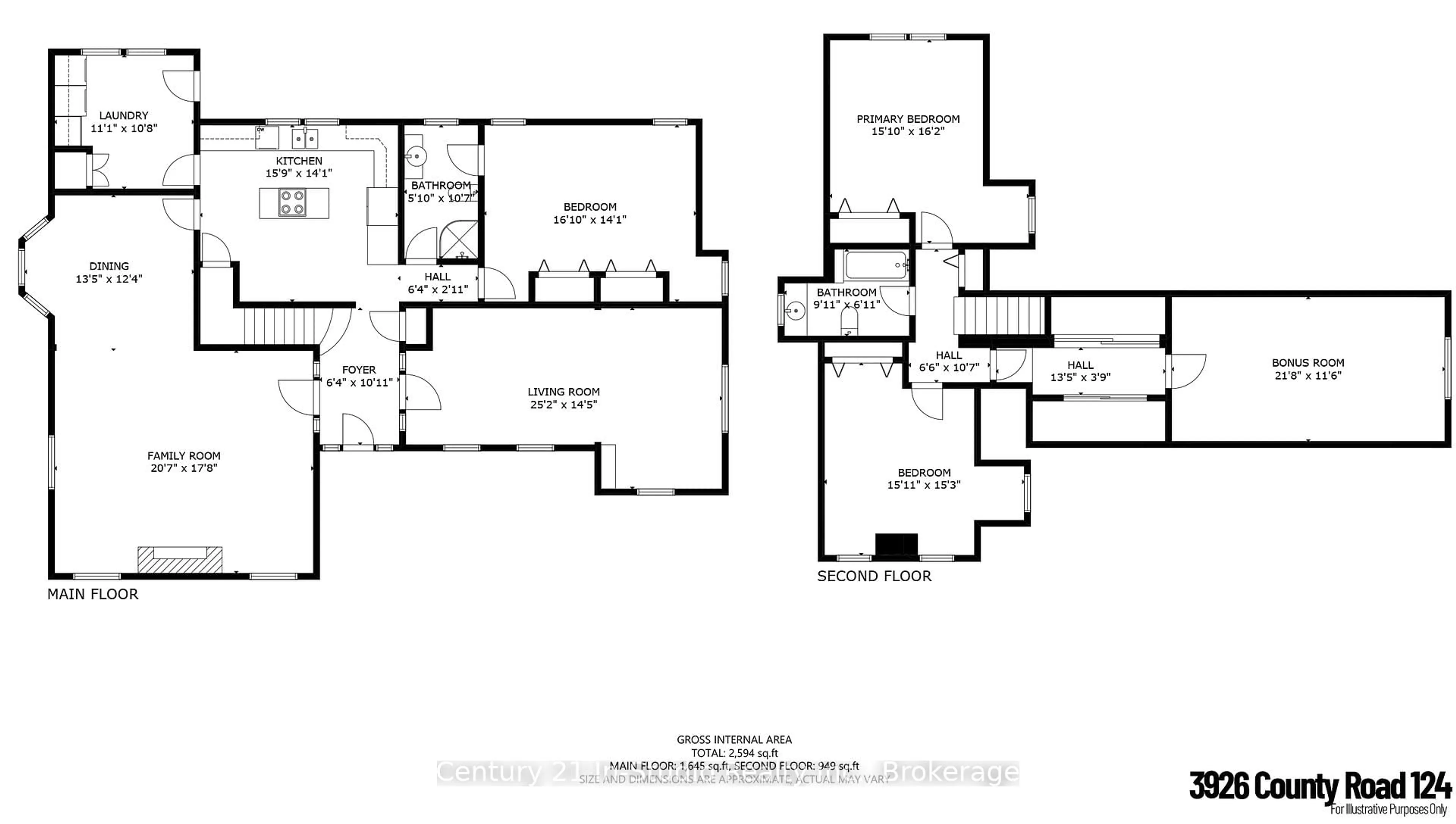 Floor plan for 3926 County Road 124 Rd, Clearview Ontario L0M 1P0