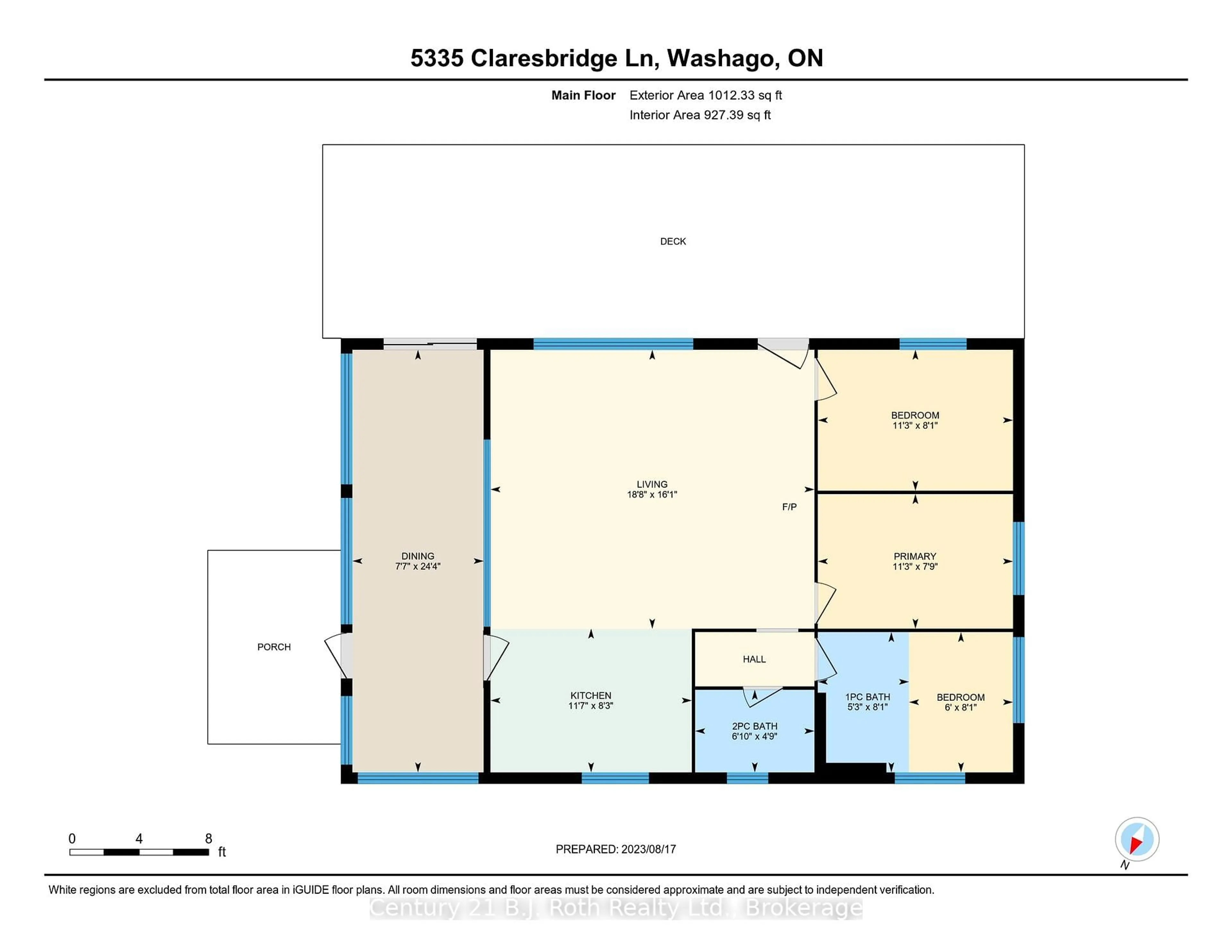 Floor plan for 5335 Claresbridge Lane, Severn Ontario L0K 2B0