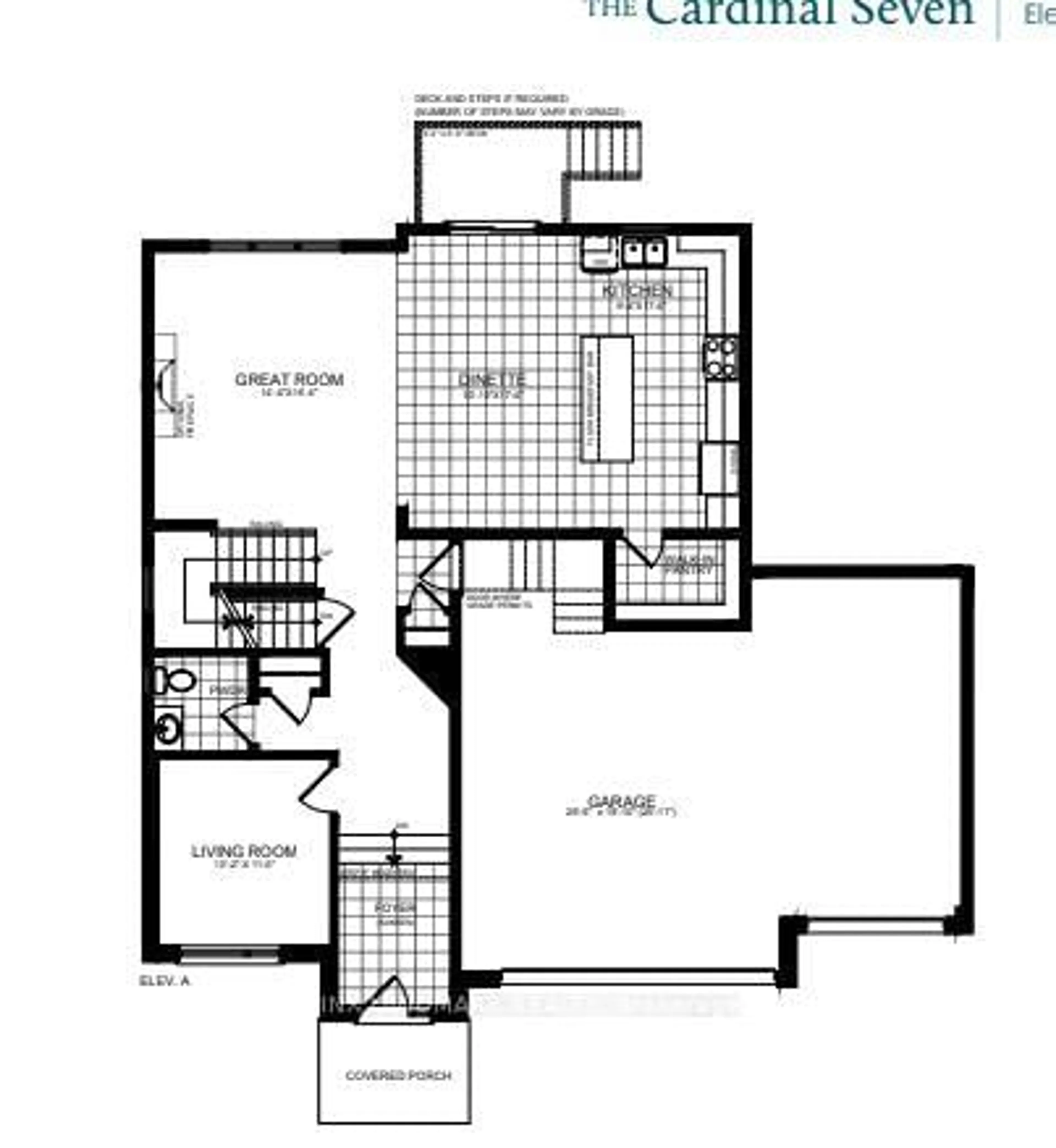 Floor plan for Lot 121 Searidge St, Severn Ontario L3V 6H3