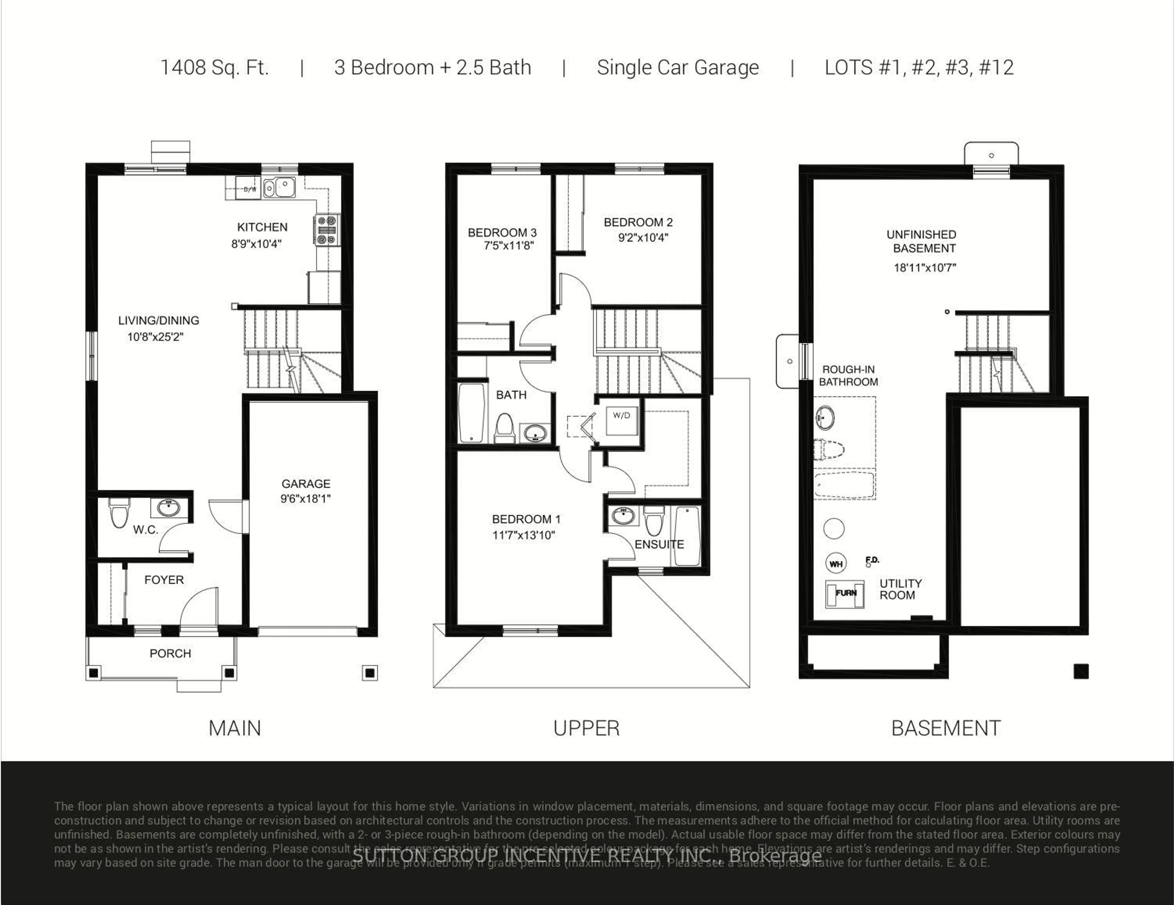 Floor plan for 74 Beacon Rd, Barrie Ontario L4N 9E3