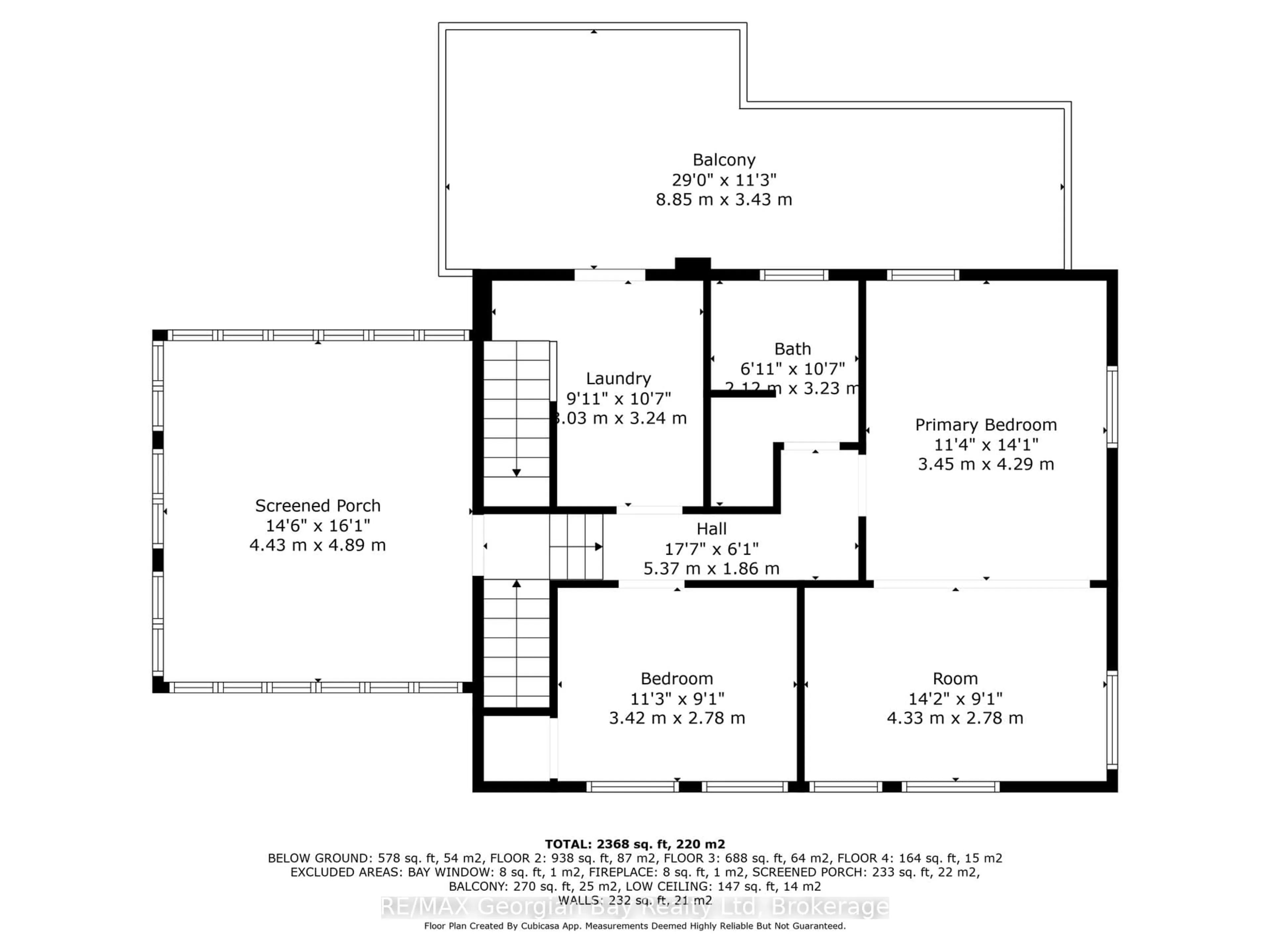 Floor plan for 324 Second St, Midland Ontario L4R 3R3