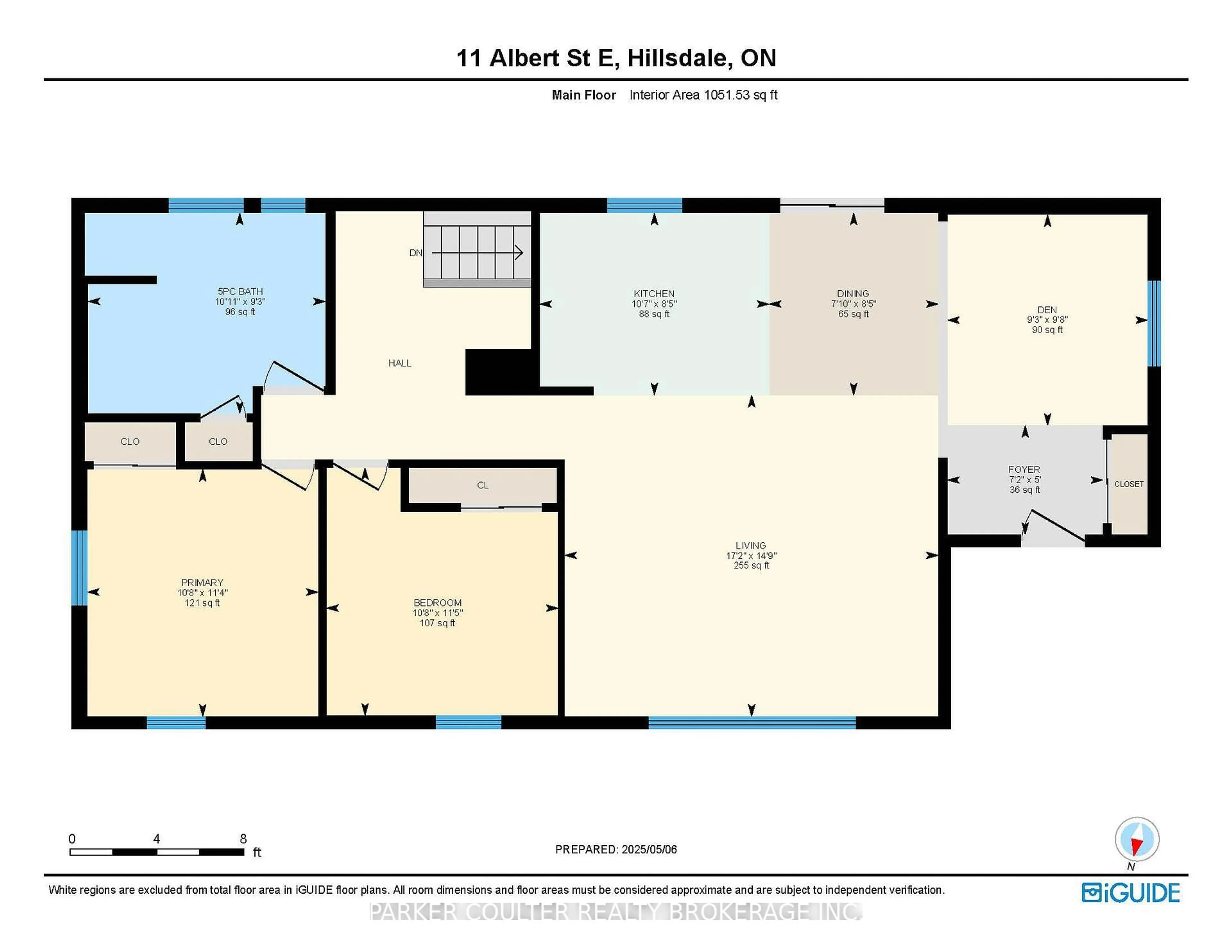 Floor plan for 11 Albert St, Springwater Ontario L0L 1V0
