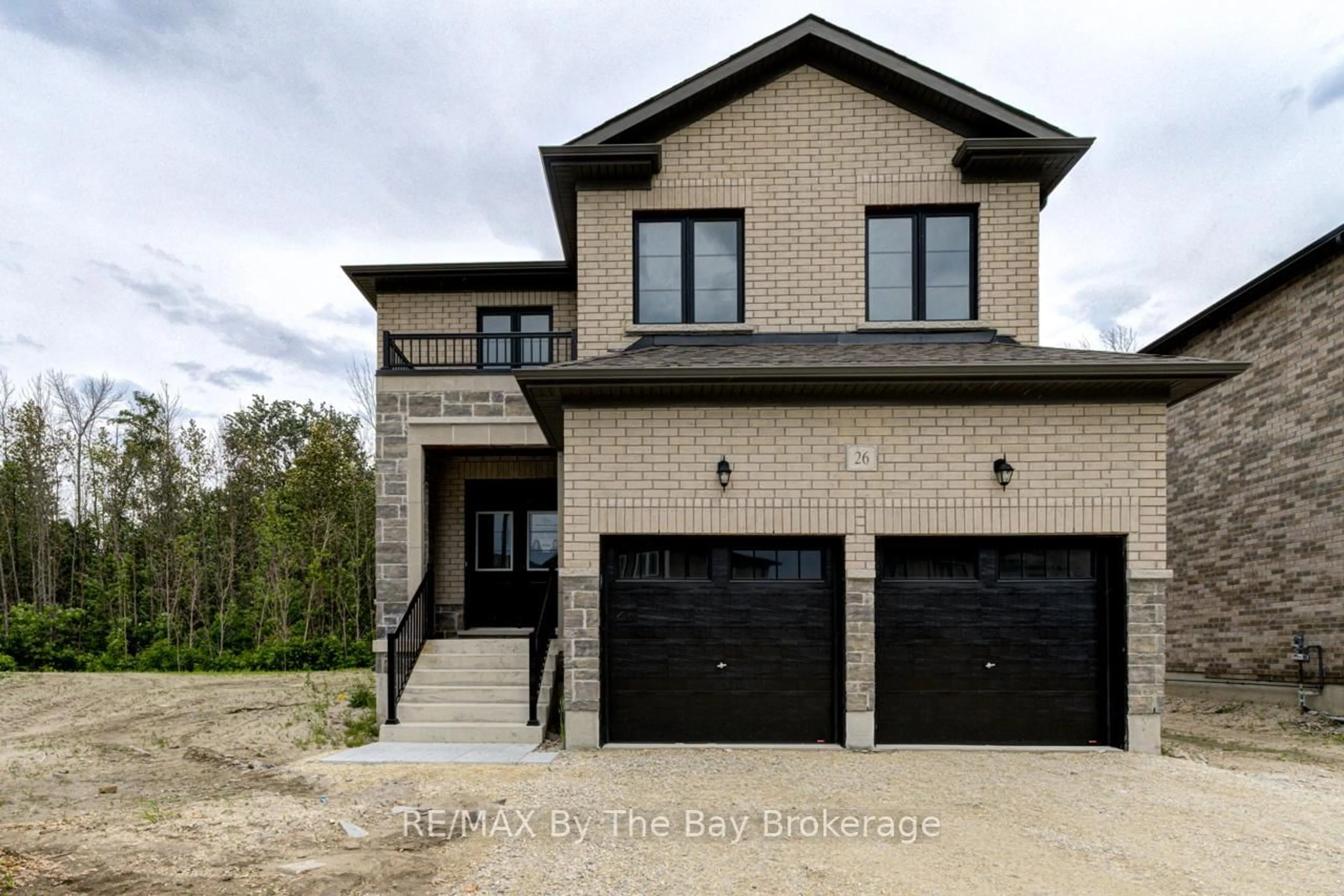 Home with brick exterior material, street for 26 Amber Dr, Wasaga Beach Ontario L9Z 0R8