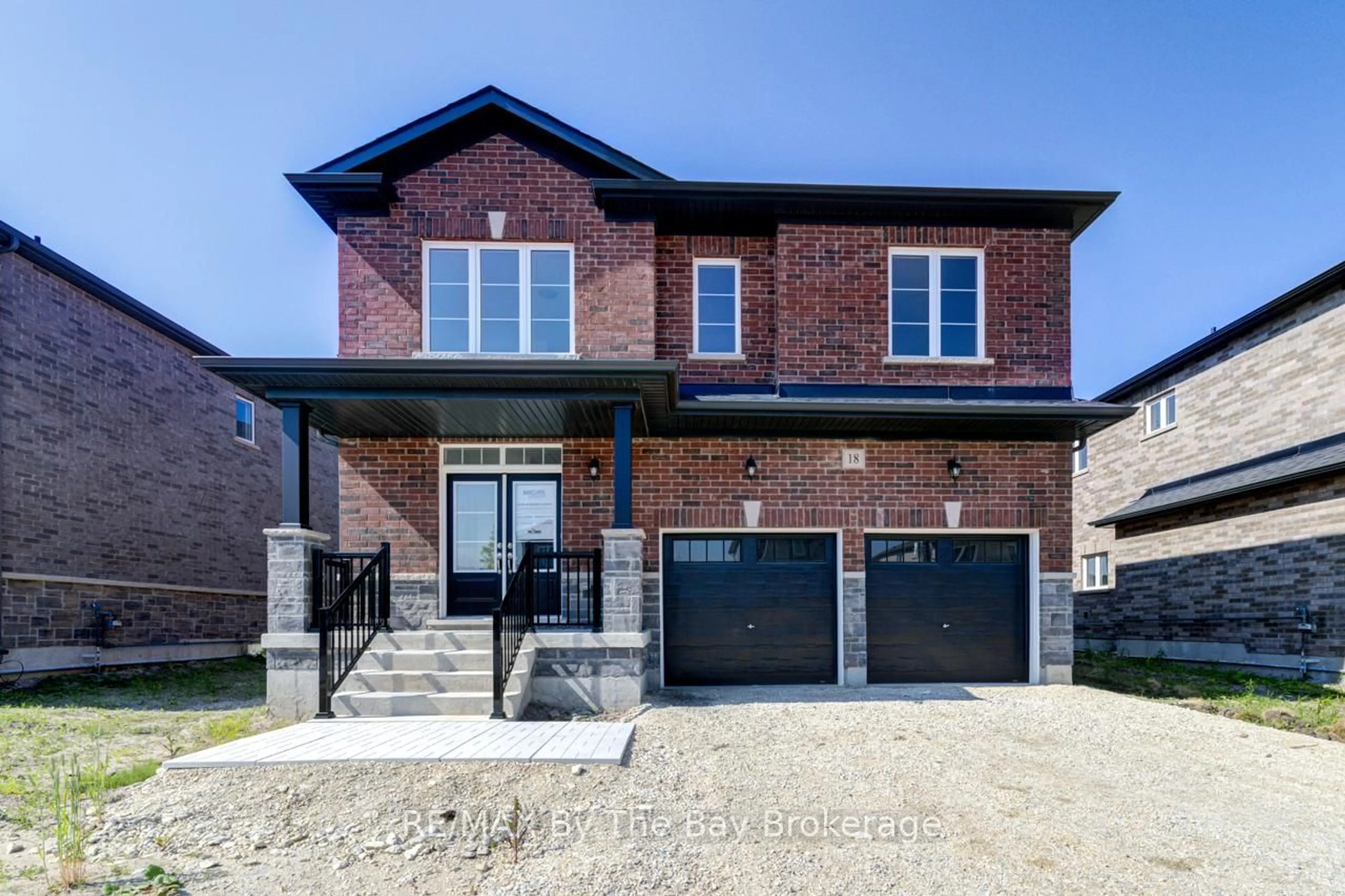 Home with brick exterior material, street for 18 Amber Dr, Wasaga Beach Ontario L9Z 0R8