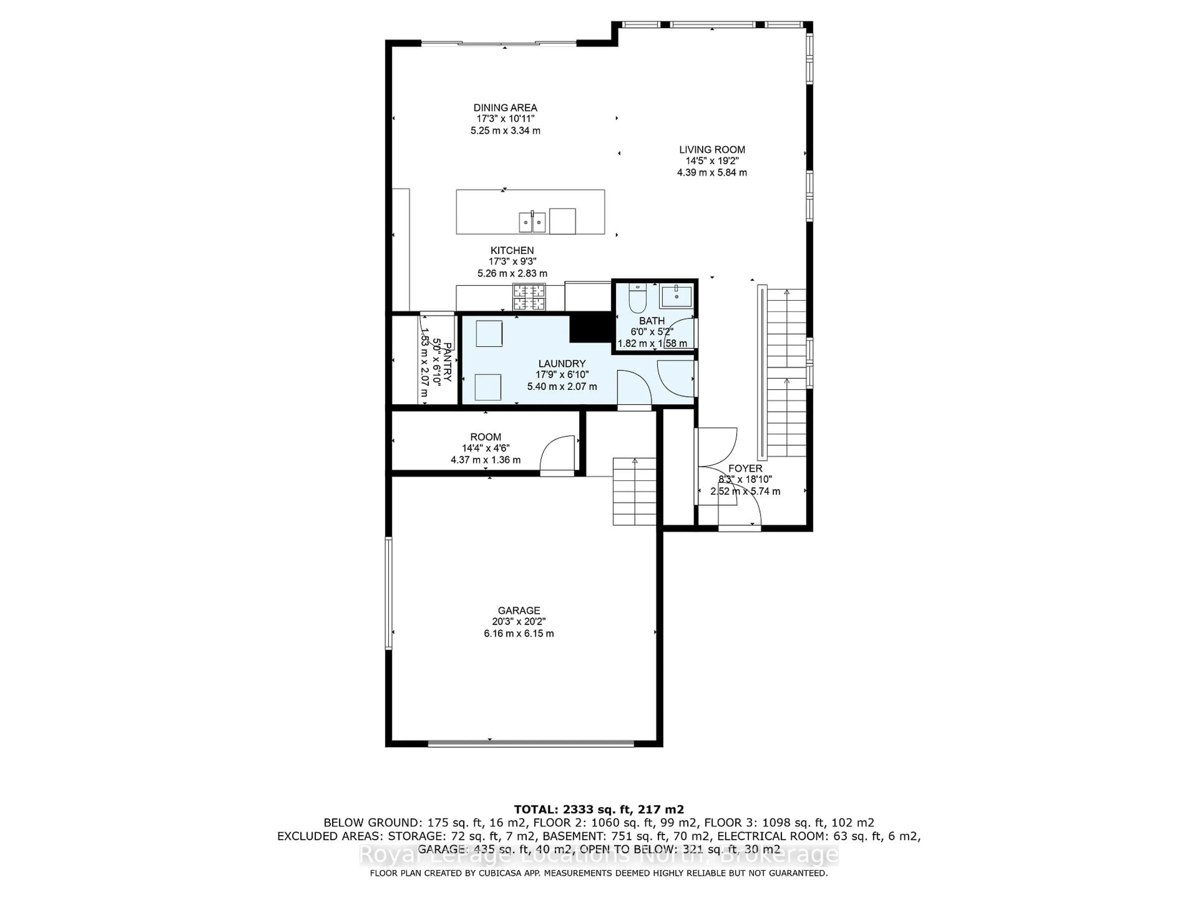 Floor plan for 18 Melville St, Clearview Ontario L9H 1Z8