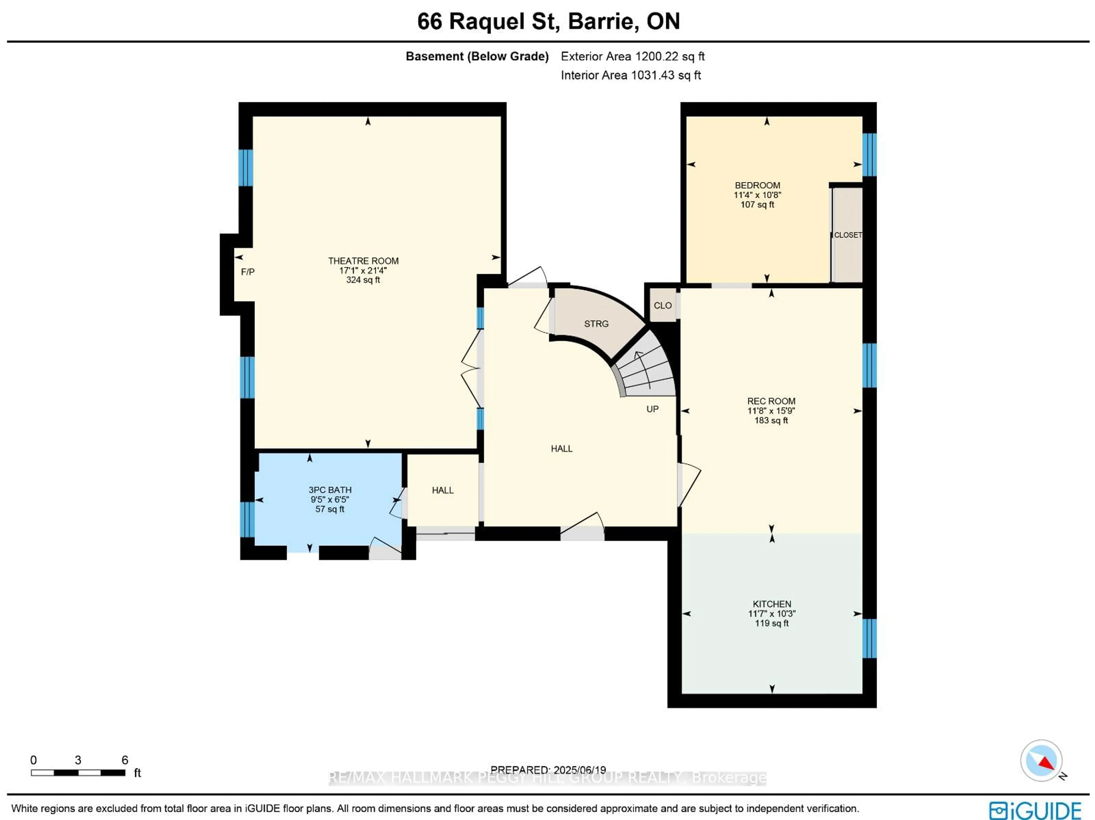 Floor plan for 66 Raquel St, Barrie Ontario L4N 9S8