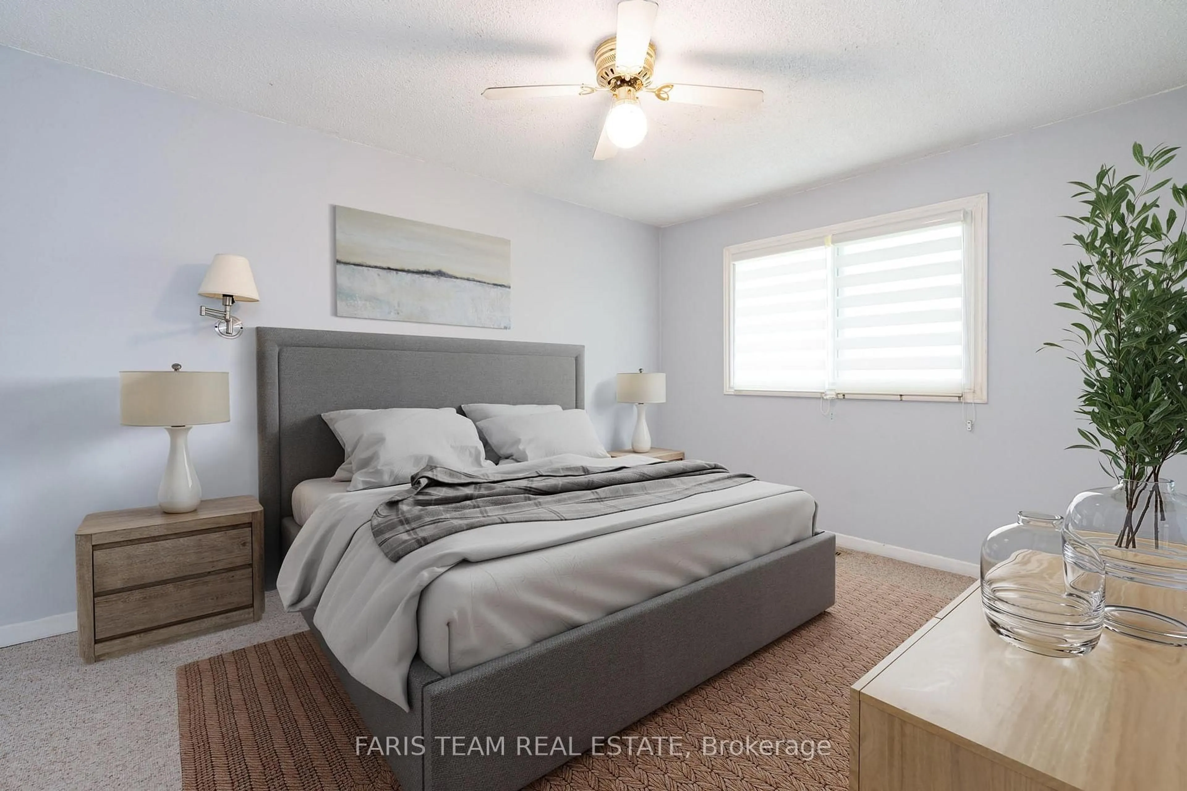 Bedroom with bed, unknown for 52 Adelaide St #7, Barrie Ontario L4N 3T5