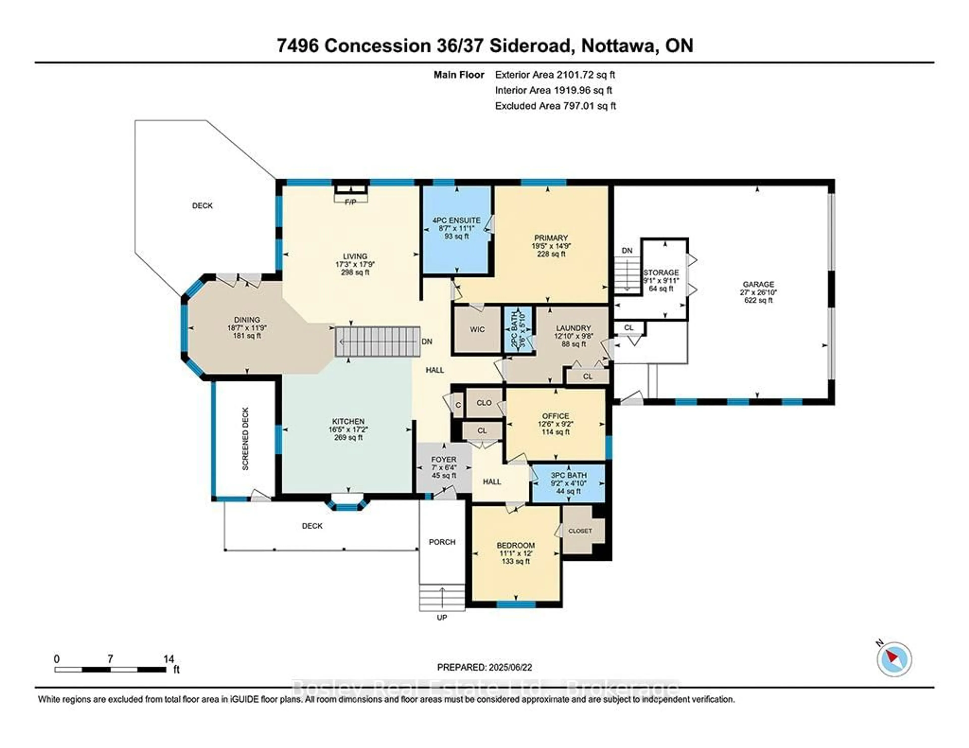 Floor plan for 7496 Nottawasaga  36/37 Sdrd, Clearview Ontario L9Y 3Z1
