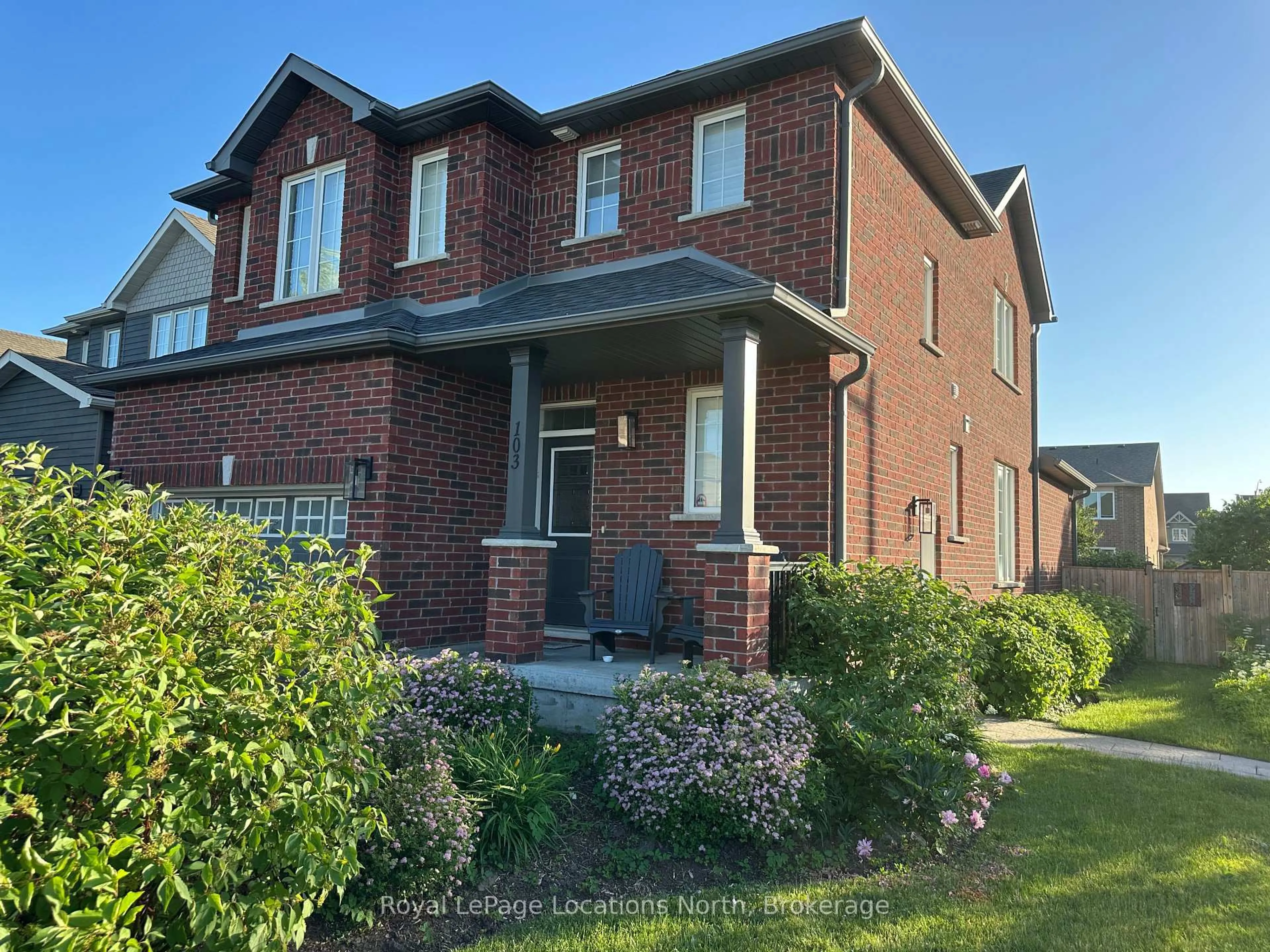 Home with brick exterior material, street for 103 Garbutt Cres, Collingwood Ontario L9Y 0H5