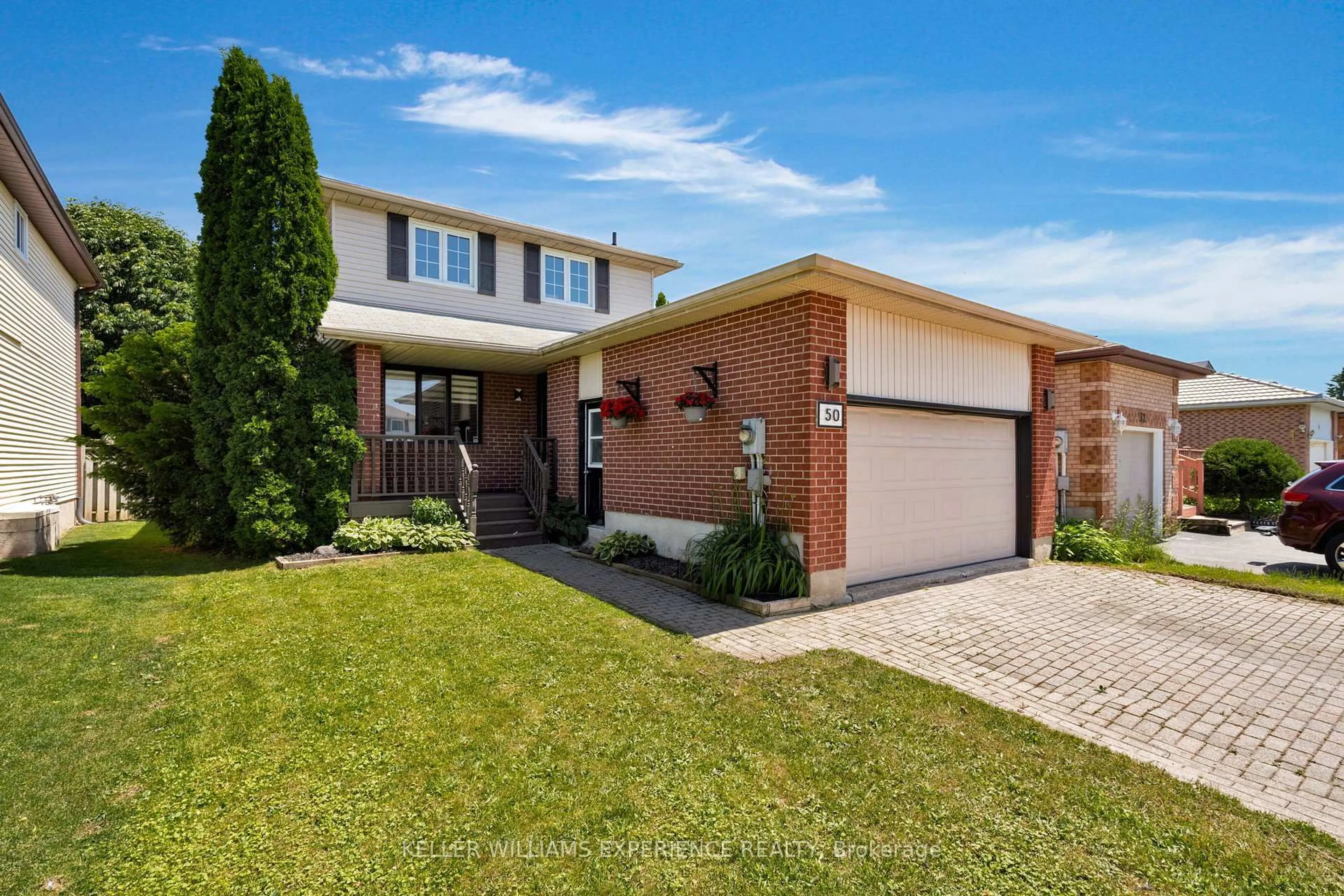 Home with brick exterior material, street for 50 Rosenfeld Dr, Barrie Ontario L4M 5X4