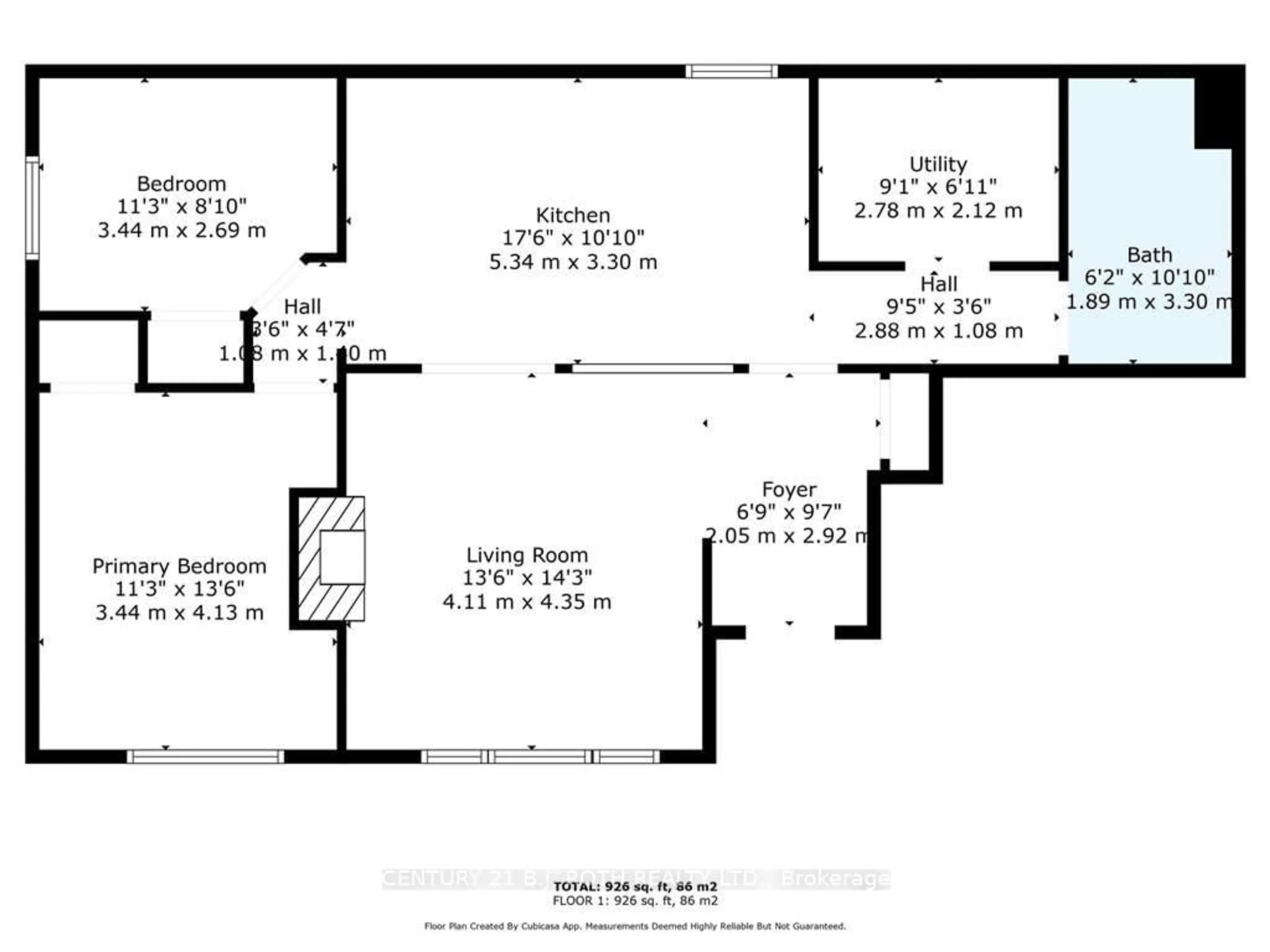 Floor plan for 644 MISSISSAGA St, Orillia Ontario L3V 3C6