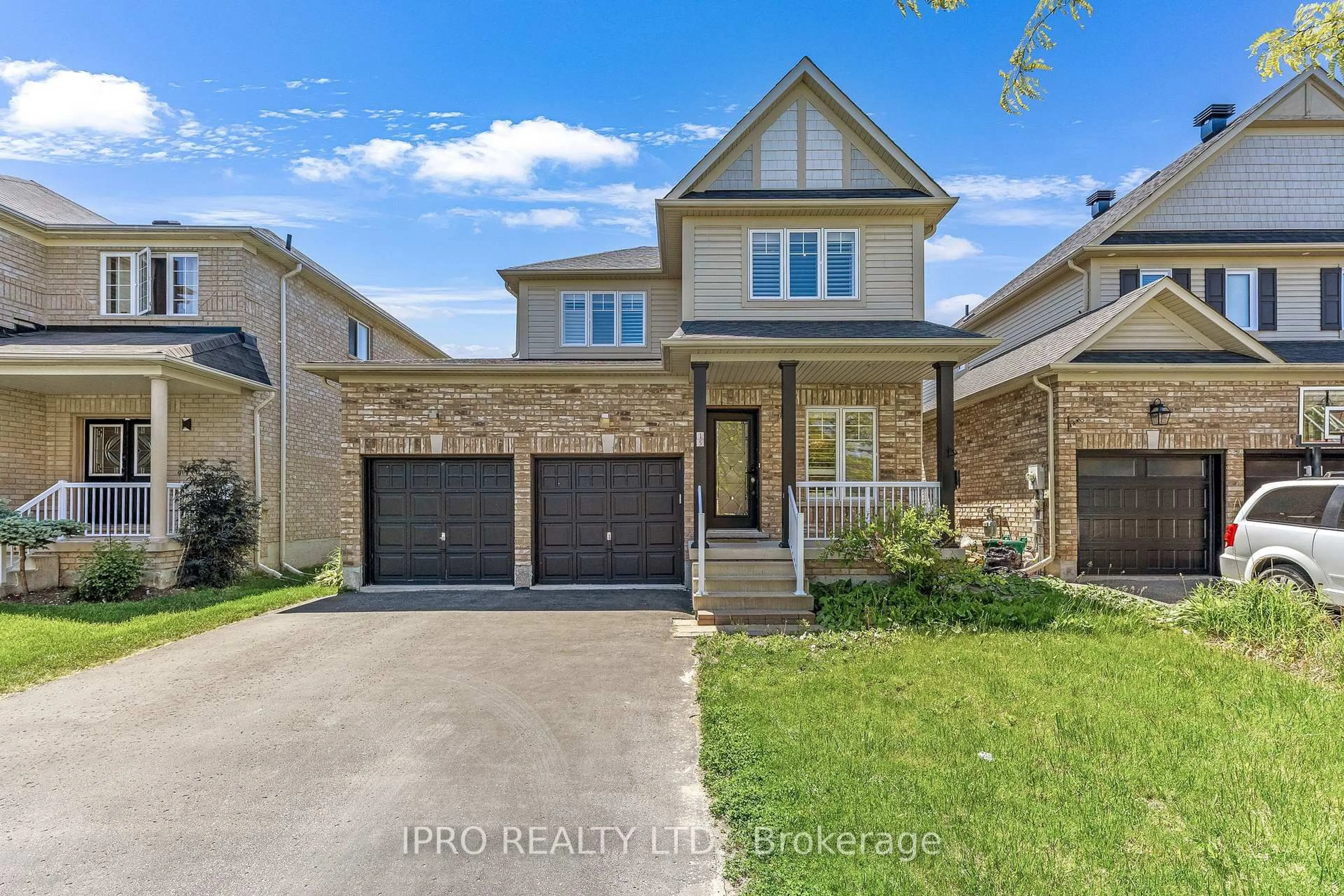 Home with brick exterior material, street for 15 Connaught Lane, Barrie Ontario L4M 0A3