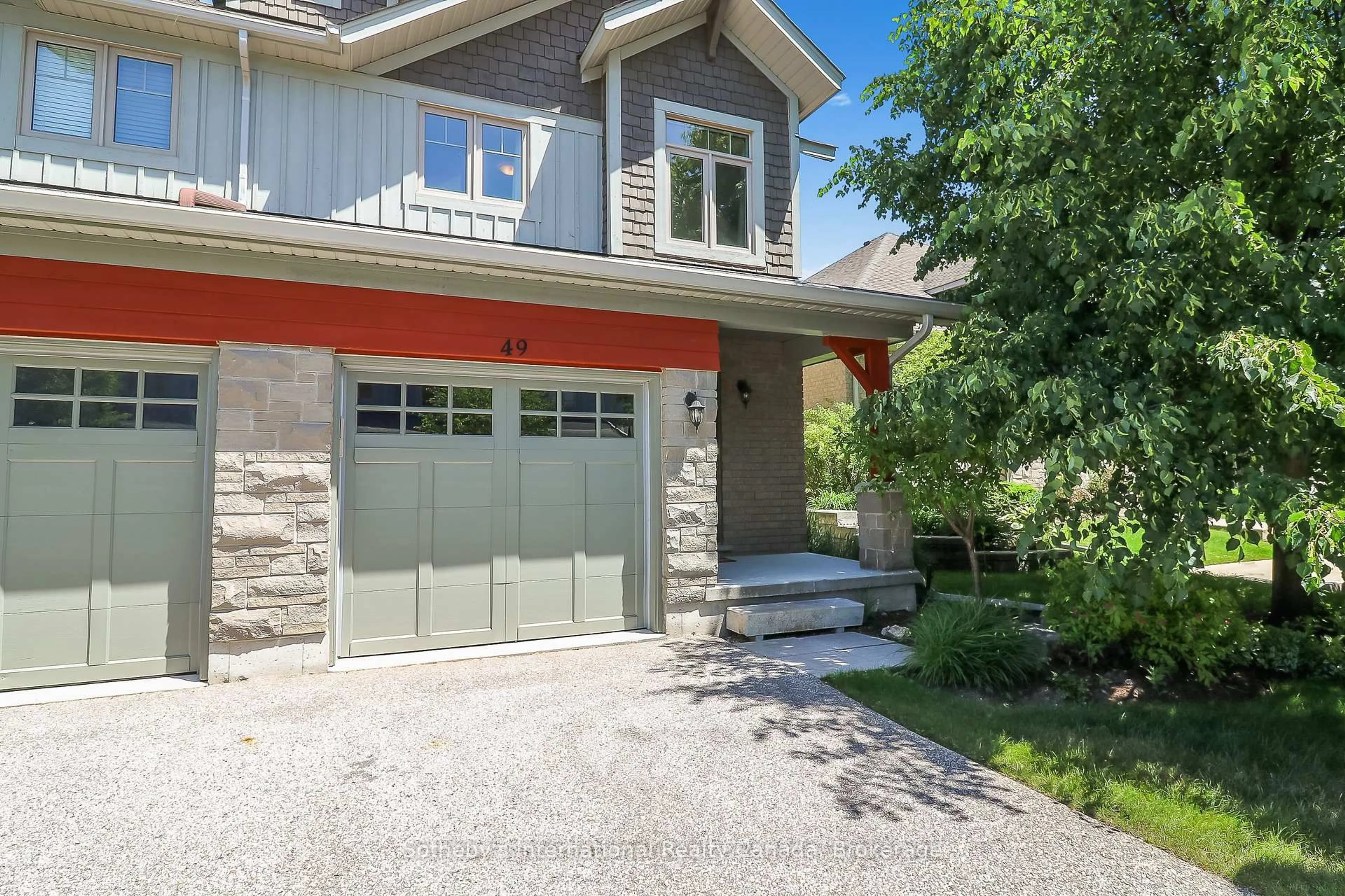 Home with brick exterior material, street for 49 Silver Glen Blvd, Collingwood Ontario L9Y 0G9