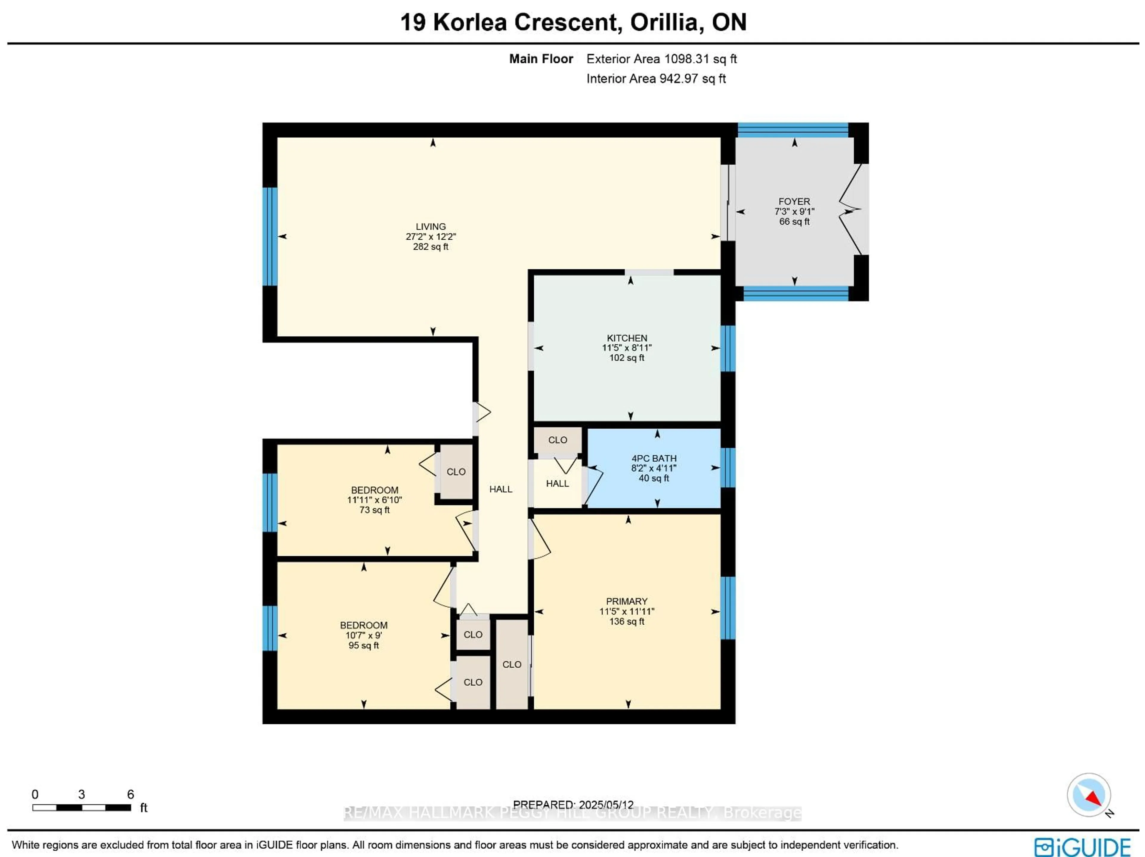 Floor plan for 19 Korlea Cres, Orillia Ontario L3V 7K3