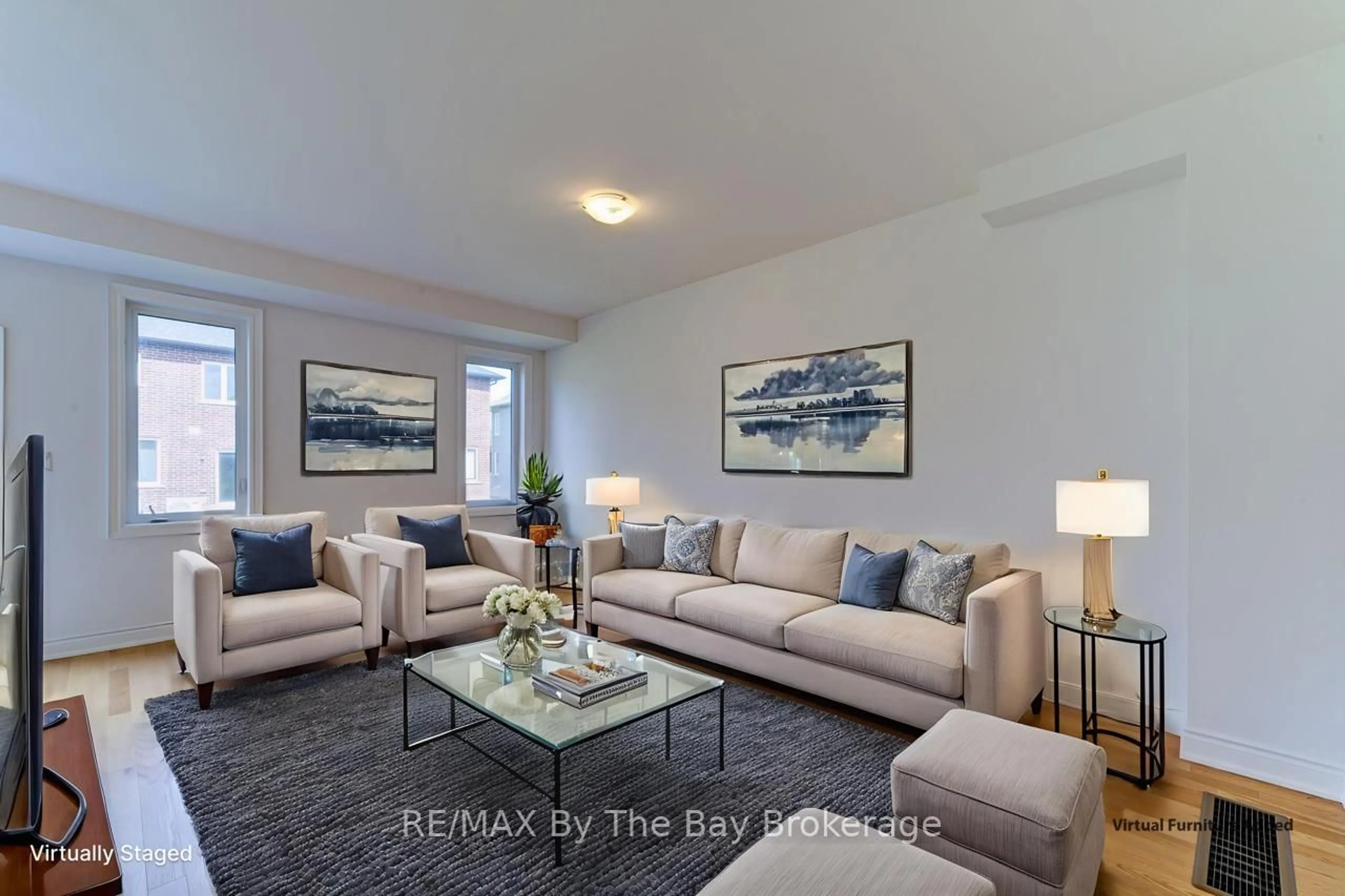 Living room with furniture, unknown for 25 Lisa St, Wasaga Beach Ontario L9Z 1J9