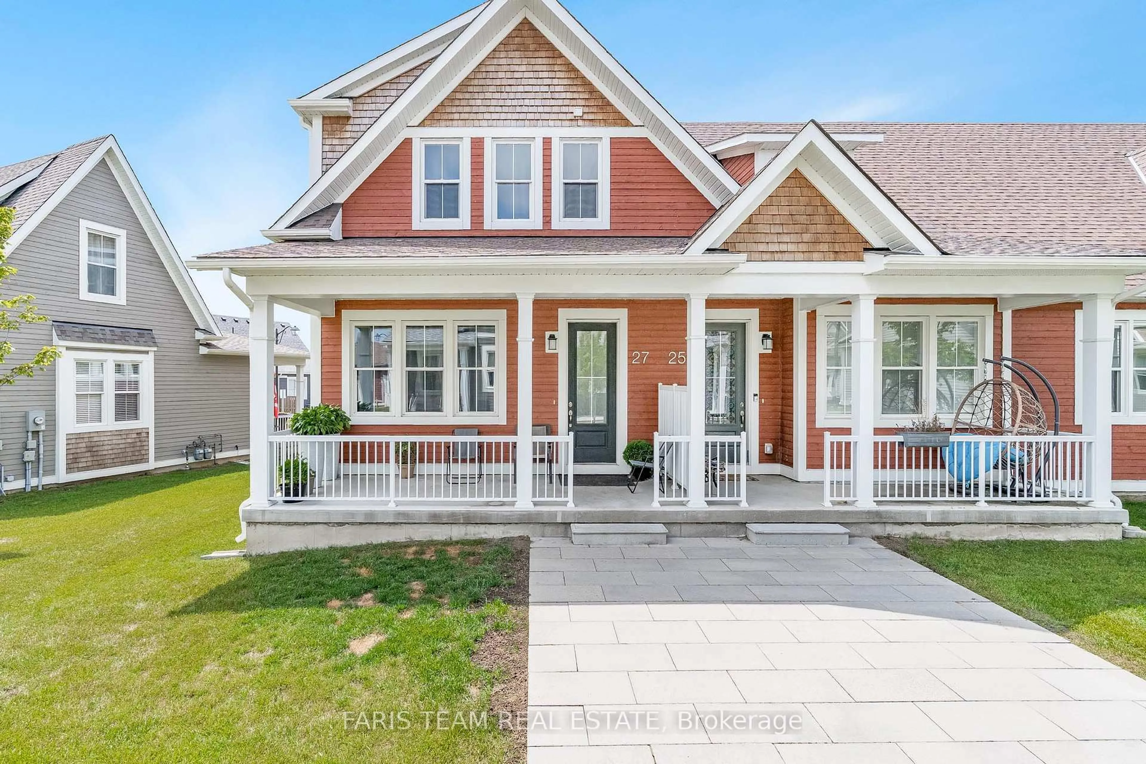 Home with vinyl exterior material, street for 27 Julia Cres, Midland Ontario L4R 0A9