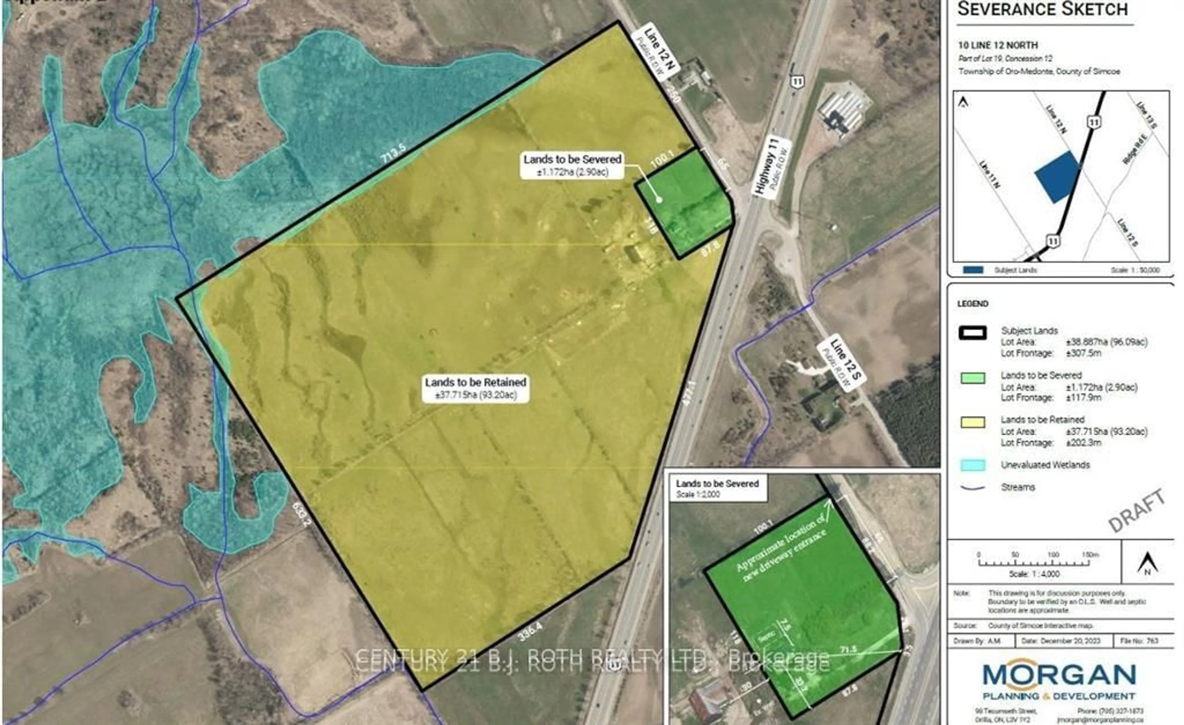 Picture of a map for 10 12 Line, Oro-Medonte Ontario L0L 1T0