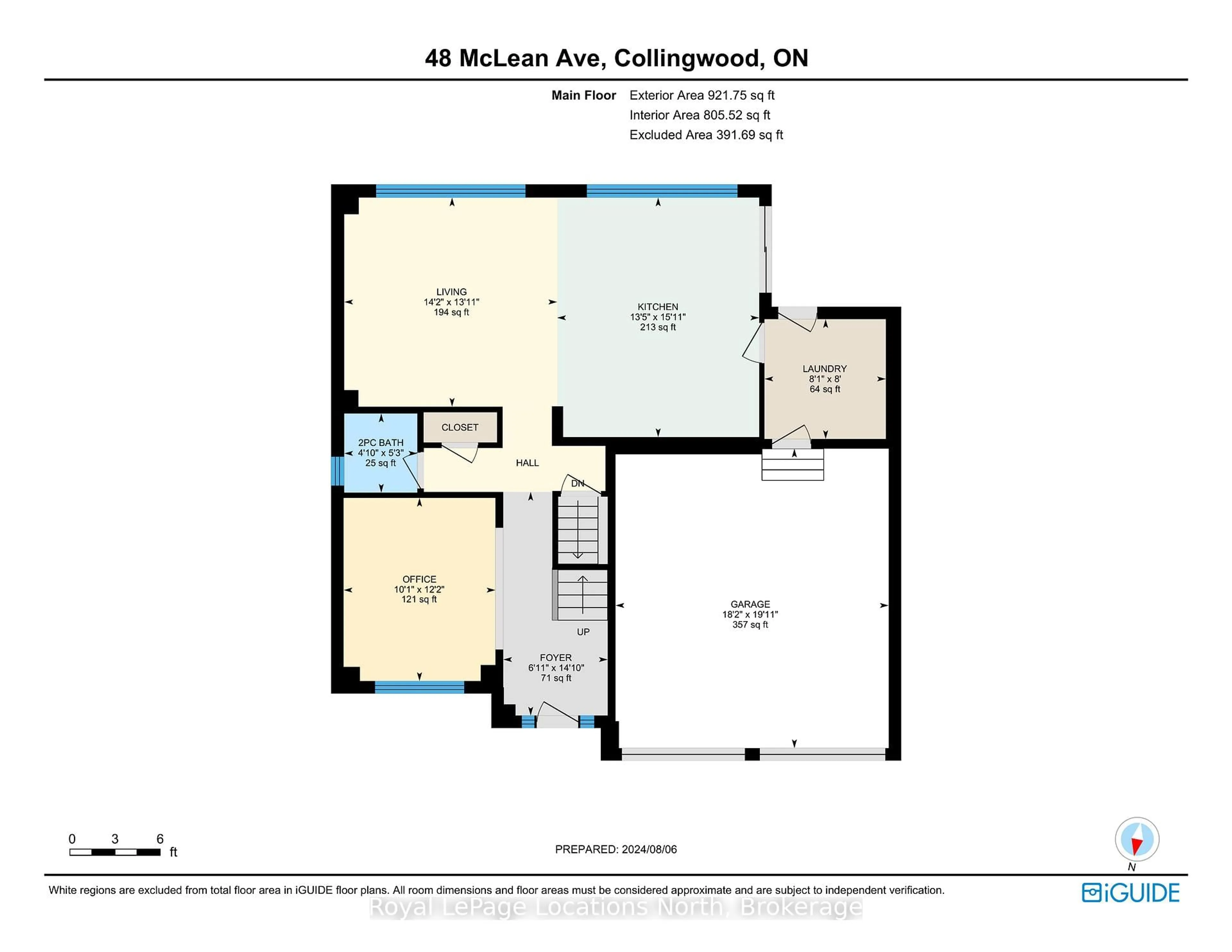 Floor plan for 48 Mclean Ave, Collingwood Ontario L9Y 3Z6