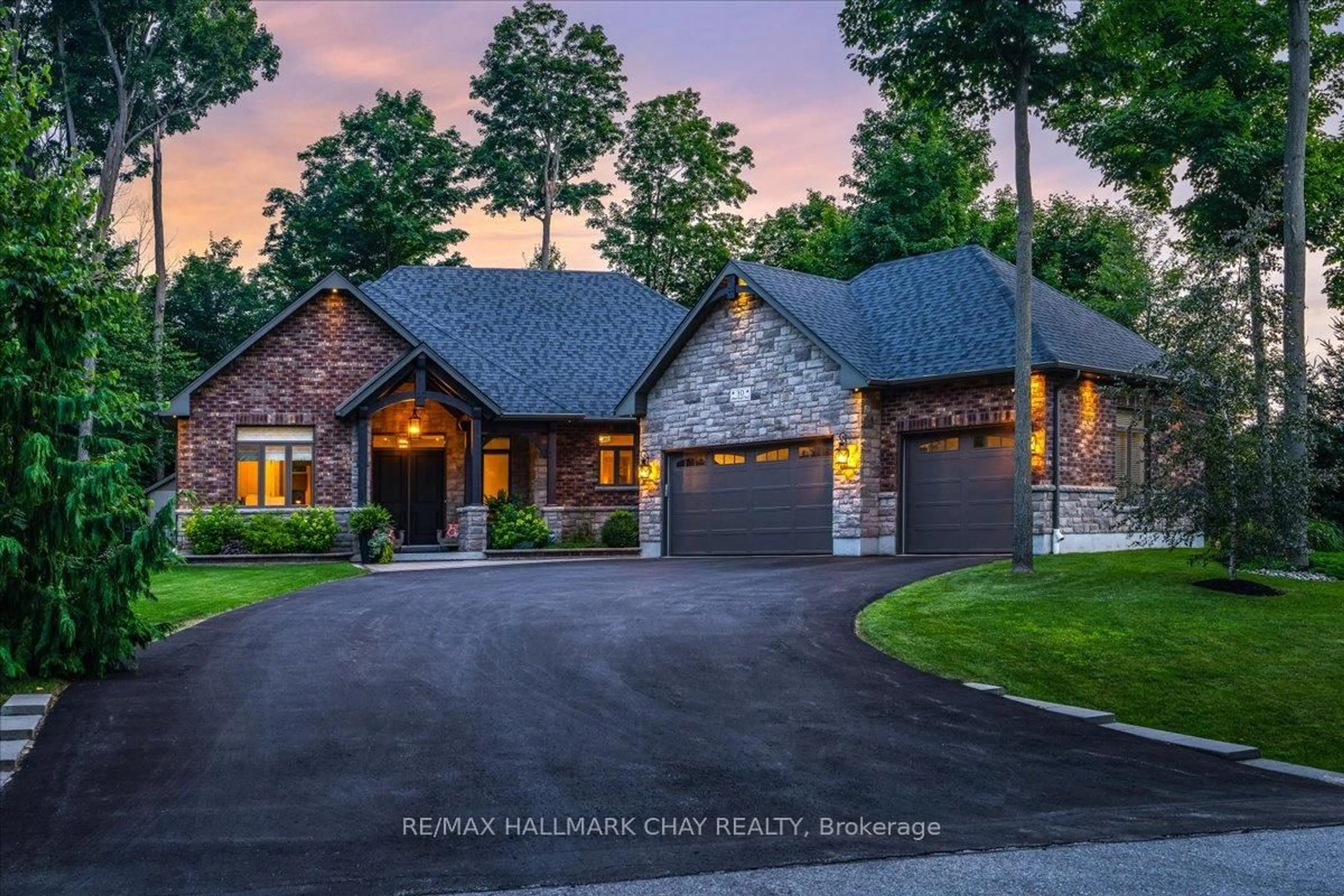 Home with brick exterior material, unknown for 30 Black Creek Tr, Springwater Ontario L0L 1Y3
