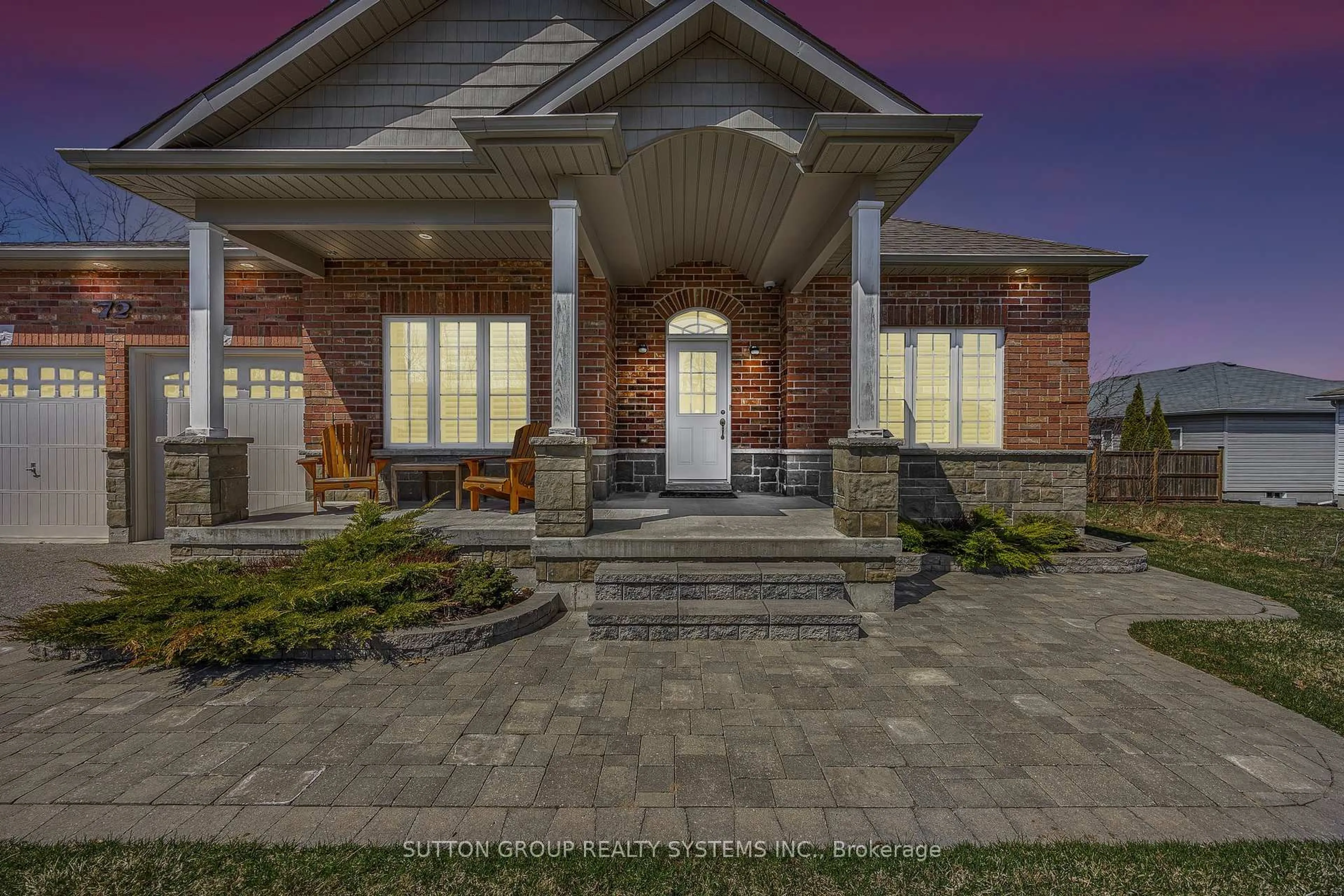 Home with brick exterior material, street for 72 Mcdermitt Tr, Tay Ontario L0K 2A0