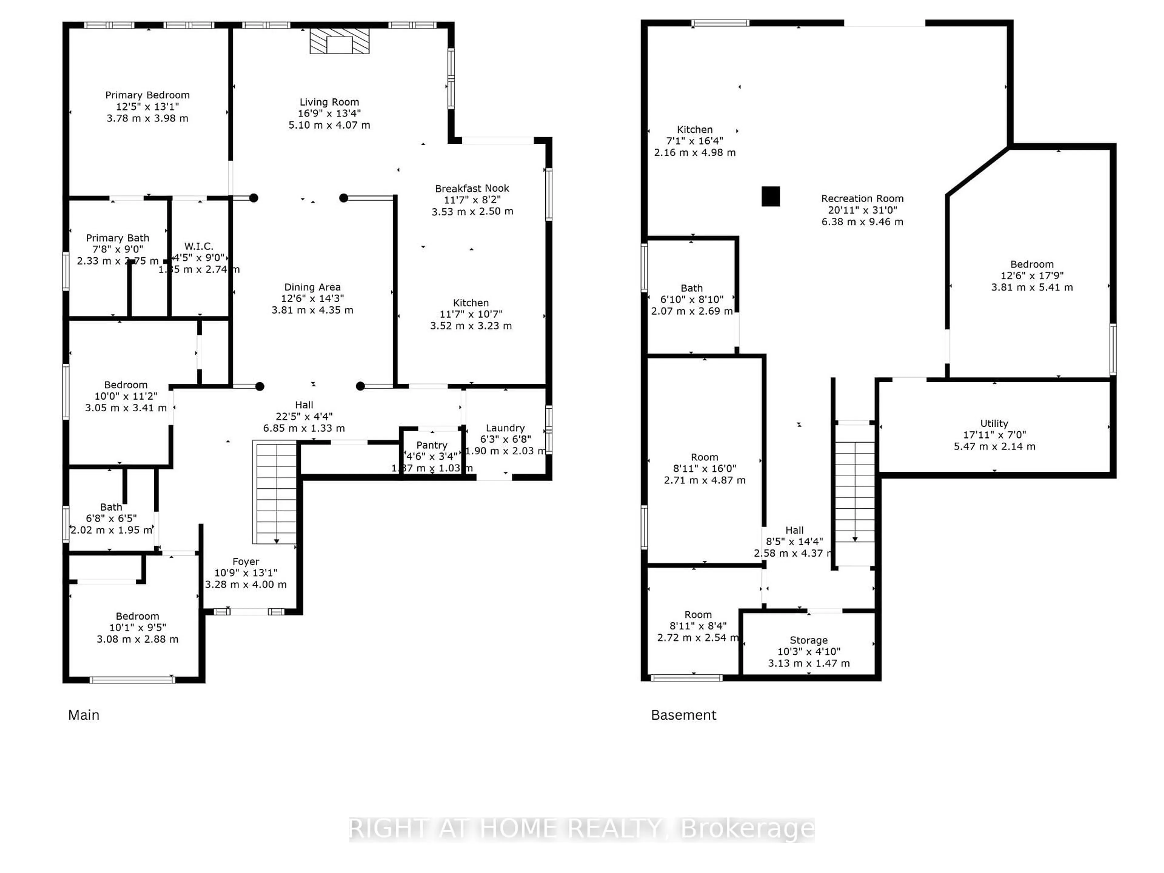 Floor plan for 3125 Monarch Dr, Orillia Ontario L3V 8K3