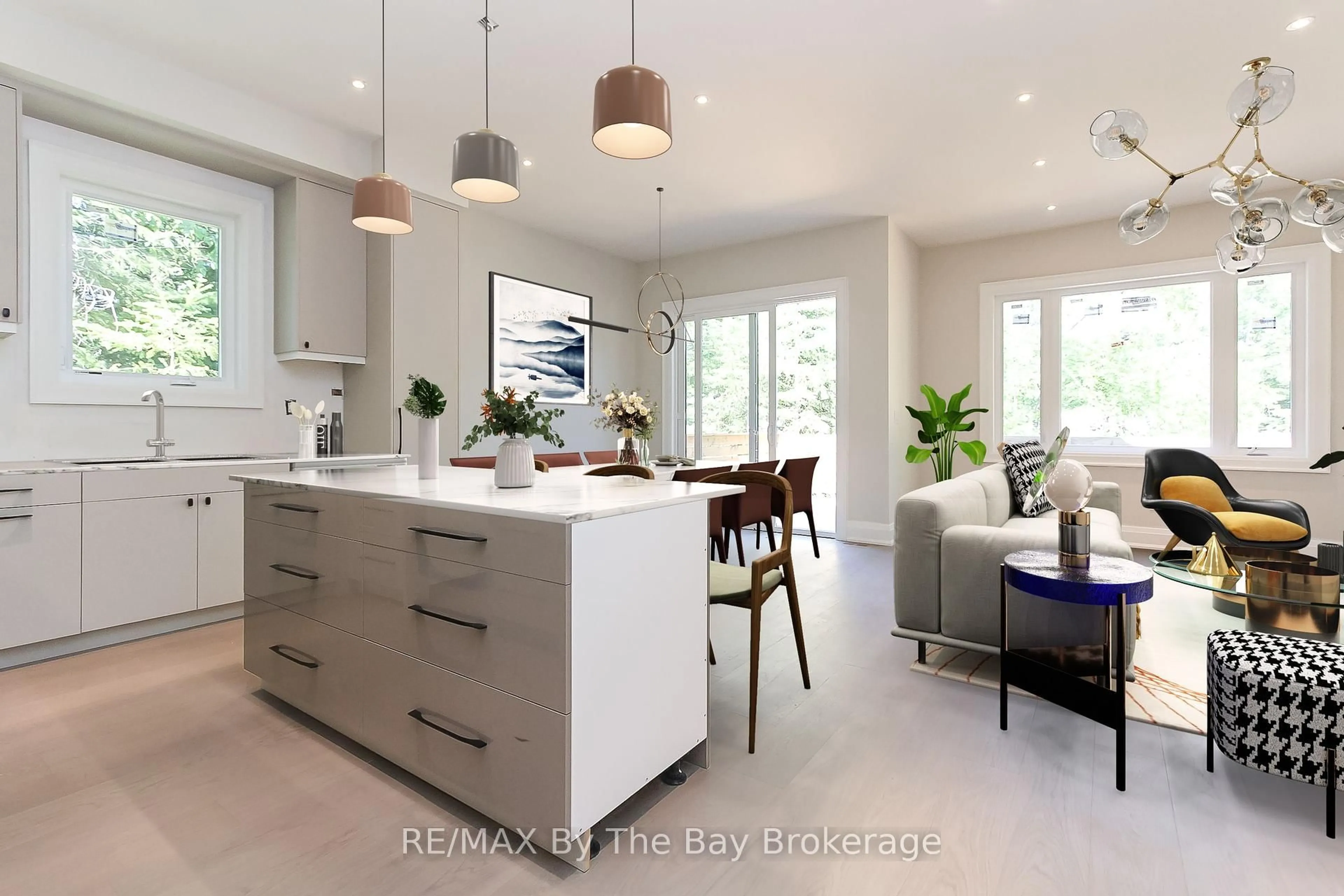 Contemporary kitchen, unknown for 35 48TH St, Wasaga Beach Ontario L9Z 1Y3