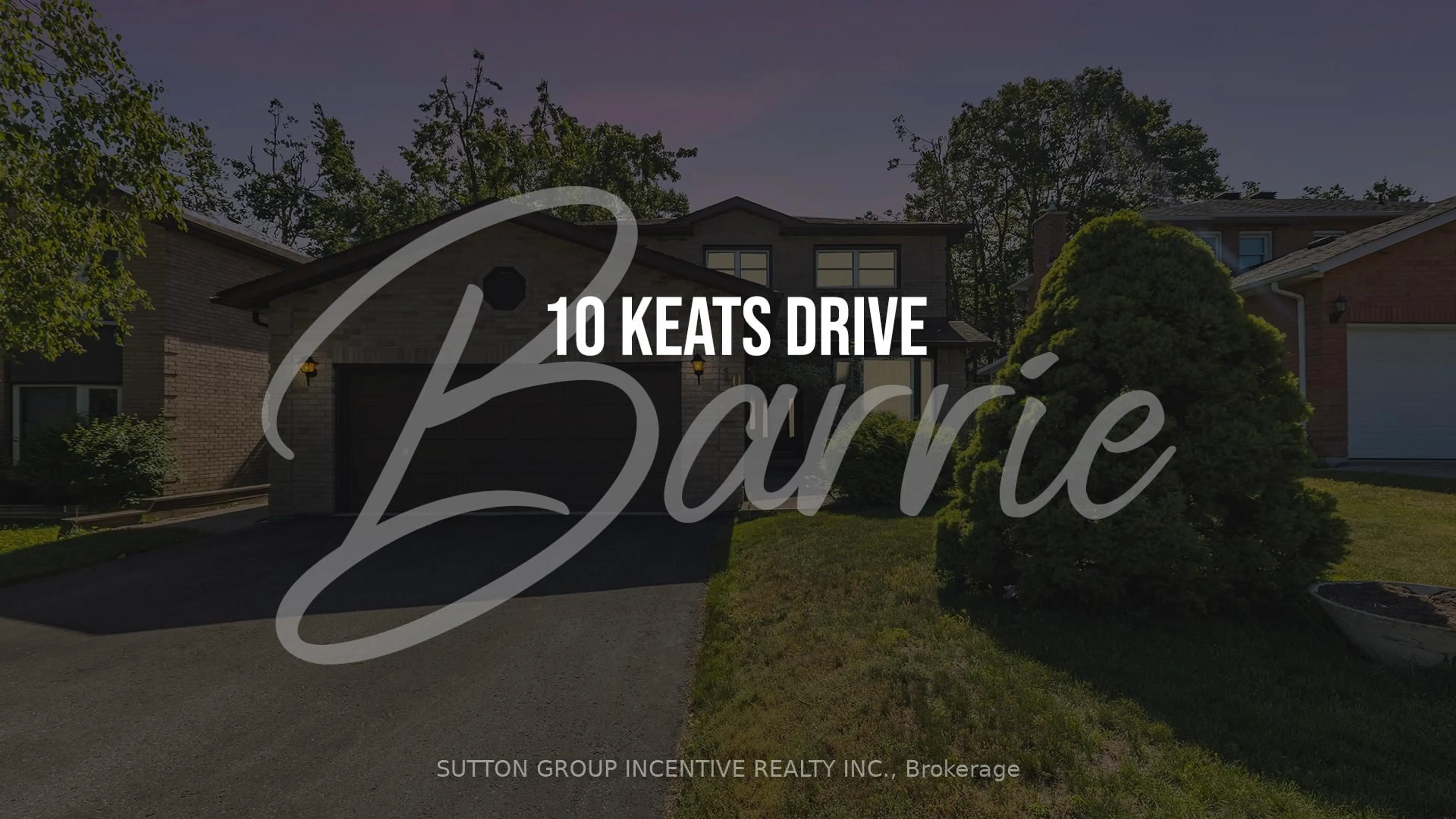 Unknown for 10 Keats Dr, Barrie Ontario L4N 6C7