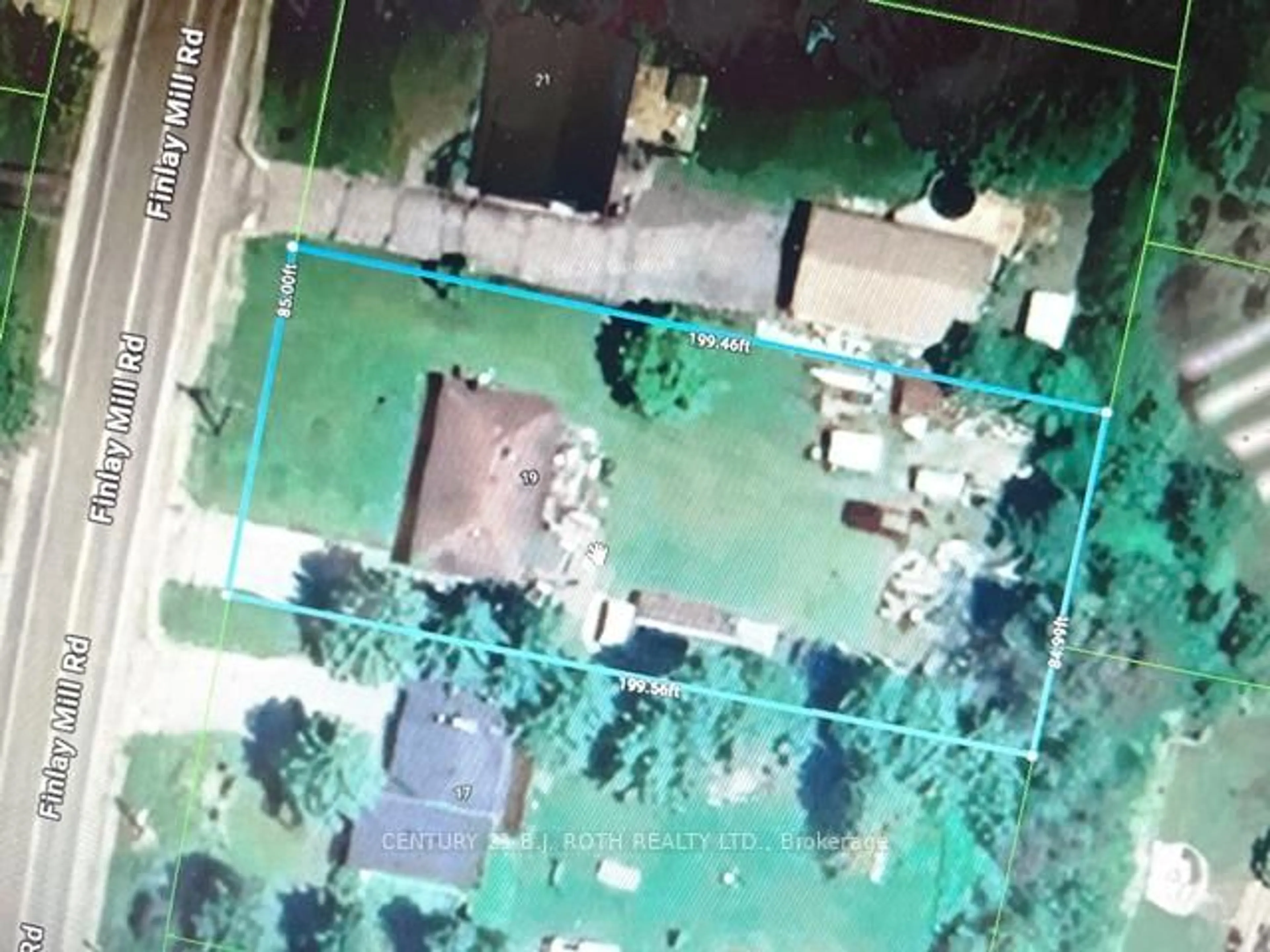 A pic from outside/outdoor area/front of a property/back of a property/a pic from drone, street for 19 Finlay Mill Rd, Springwater Ontario L0L 1X1