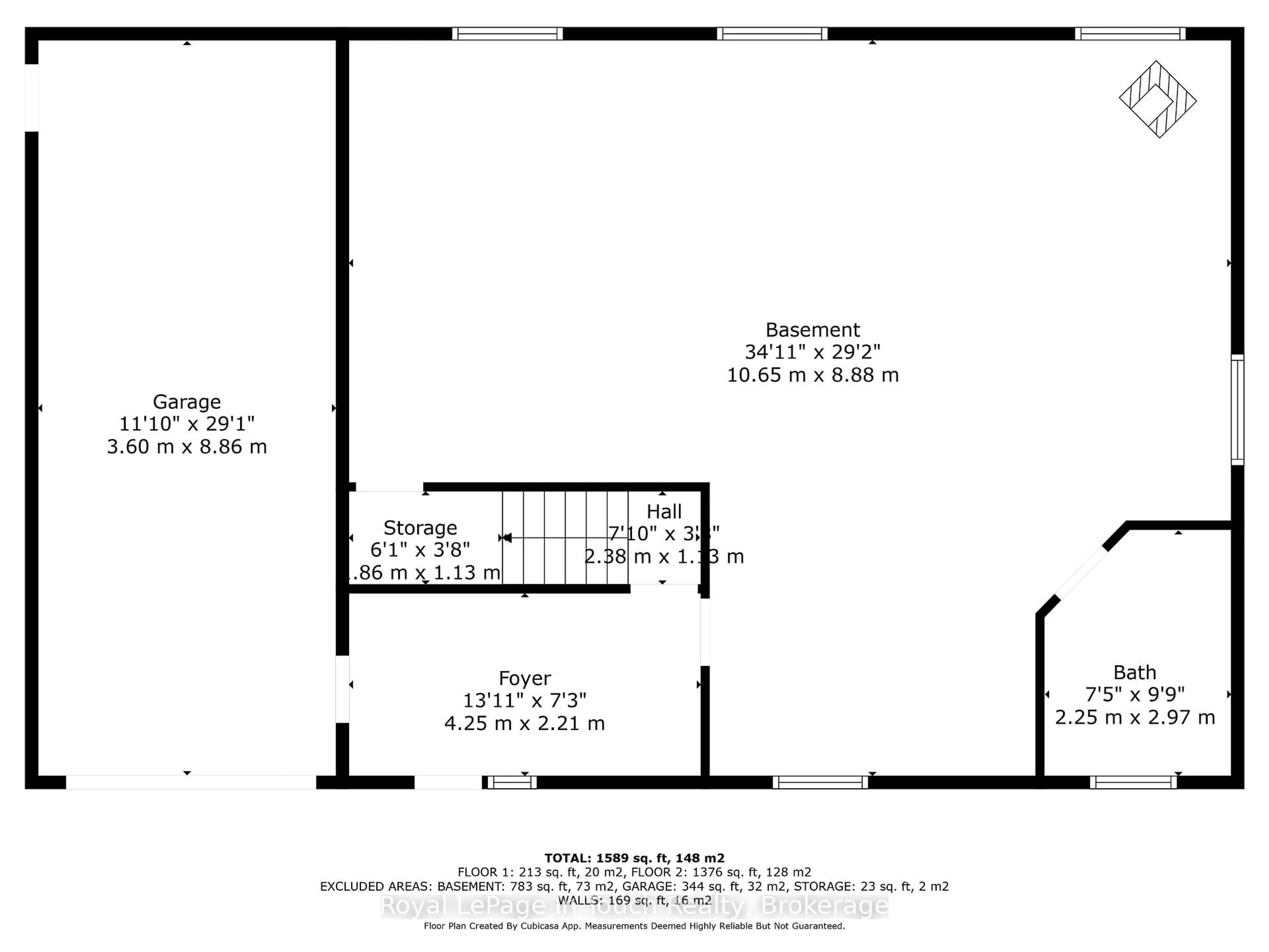 Floor plan for 1430 Tiny Beaches Rd, Tiny Ontario L9M 1R3