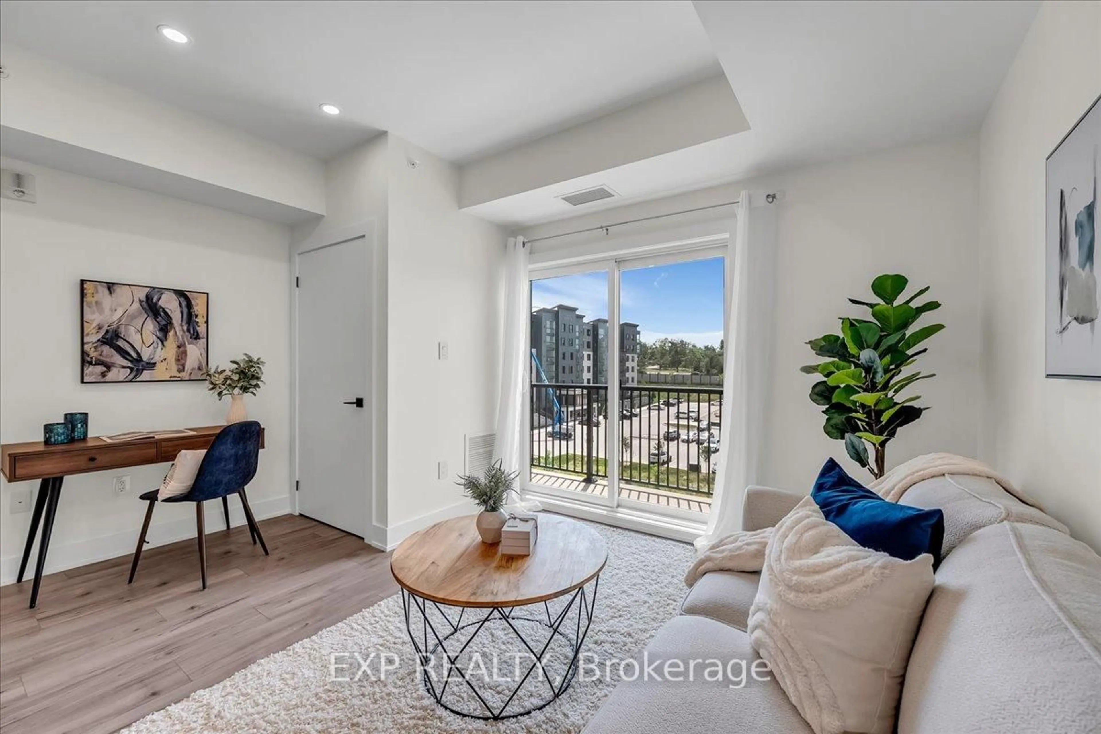 Living room with furniture, unknown for 8 Culinary Lane #410, Barrie Ontario L9J 0T2