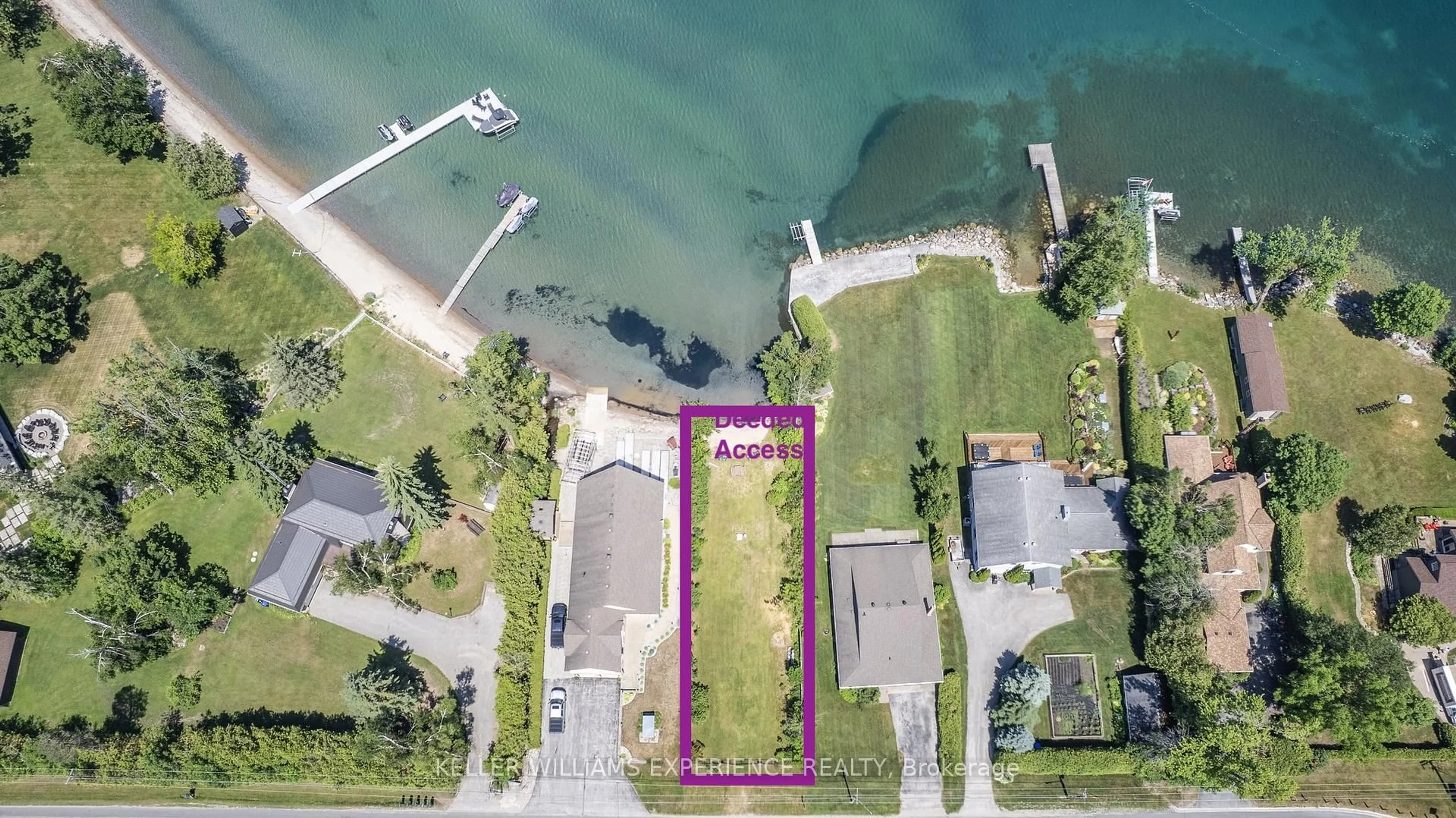 A pic from outside/outdoor area/front of a property/back of a property/a pic from drone, water/lake/river/ocean view for 10 Simcoe Rd, Oro-Medonte Ontario L0L 2E0