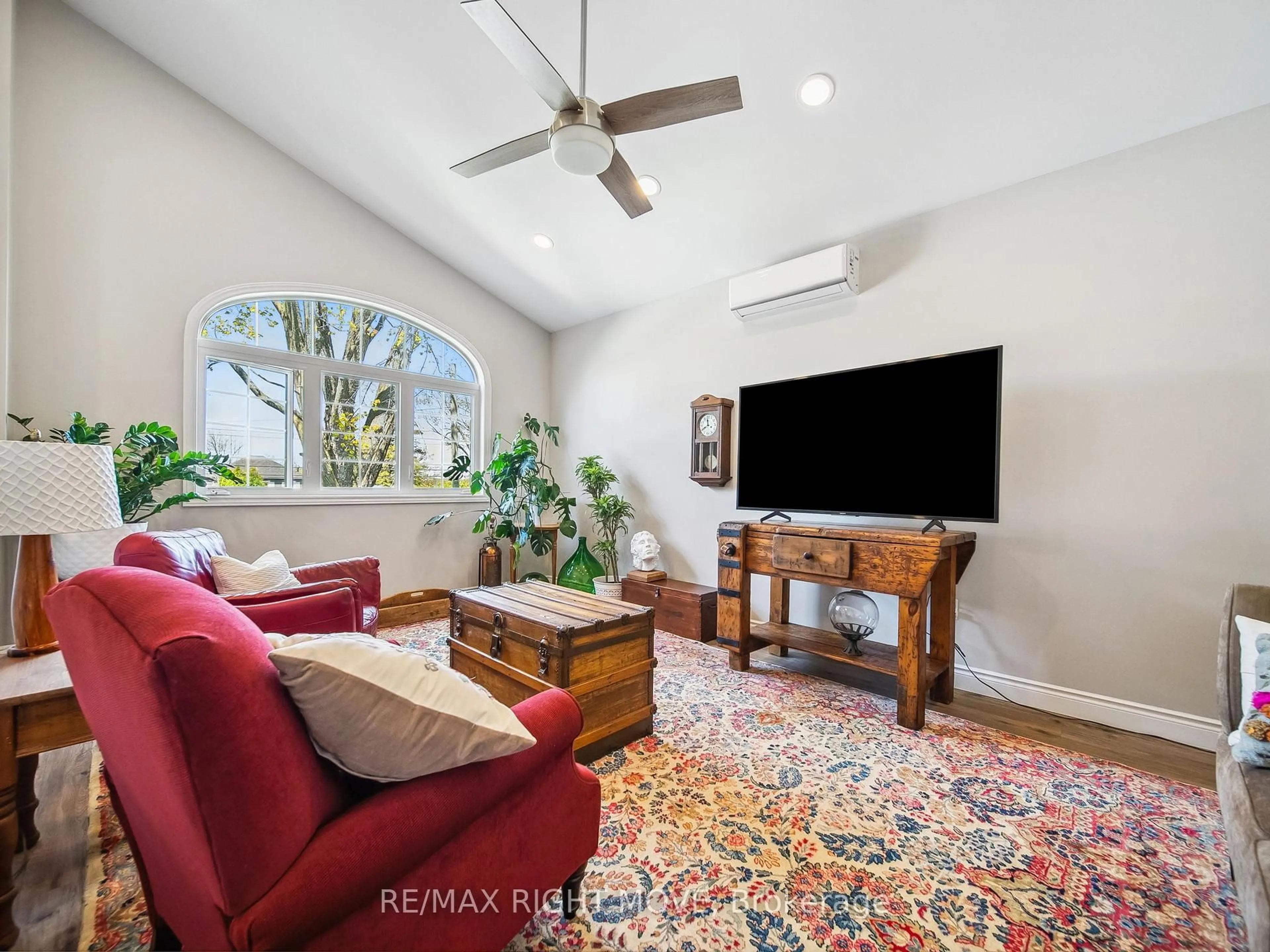 Living room with furniture, unknown for 112b Creighton St #1 & 2, Ramara Ontario L3V 1B3